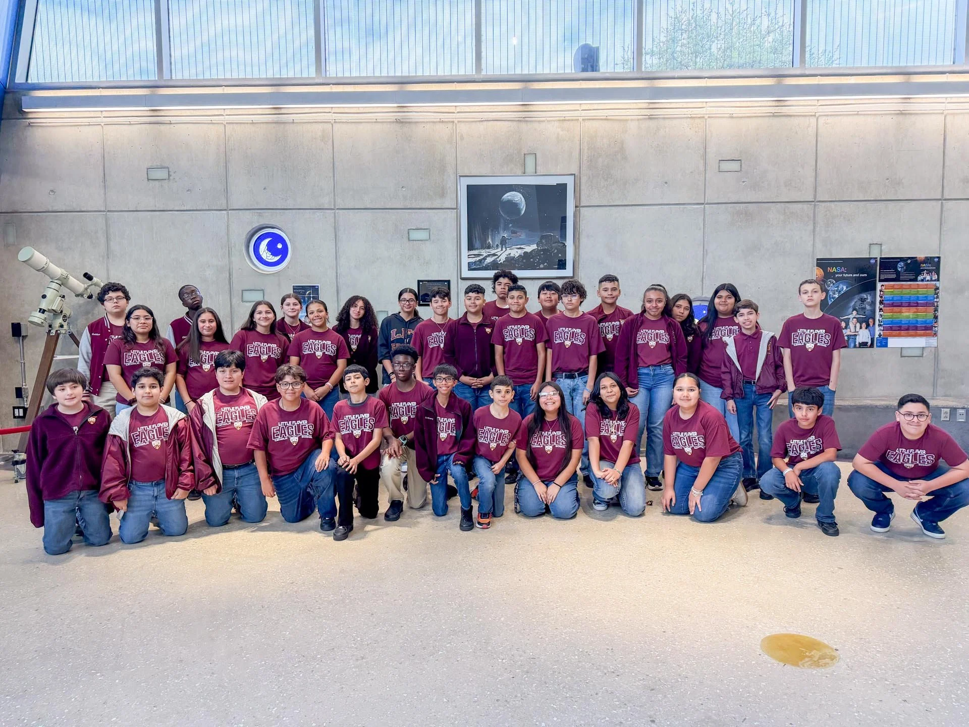 LFS Middle School had a wonderful field trip this past week to the Scobee Education Center on SAC Campus ( @sacscobee )