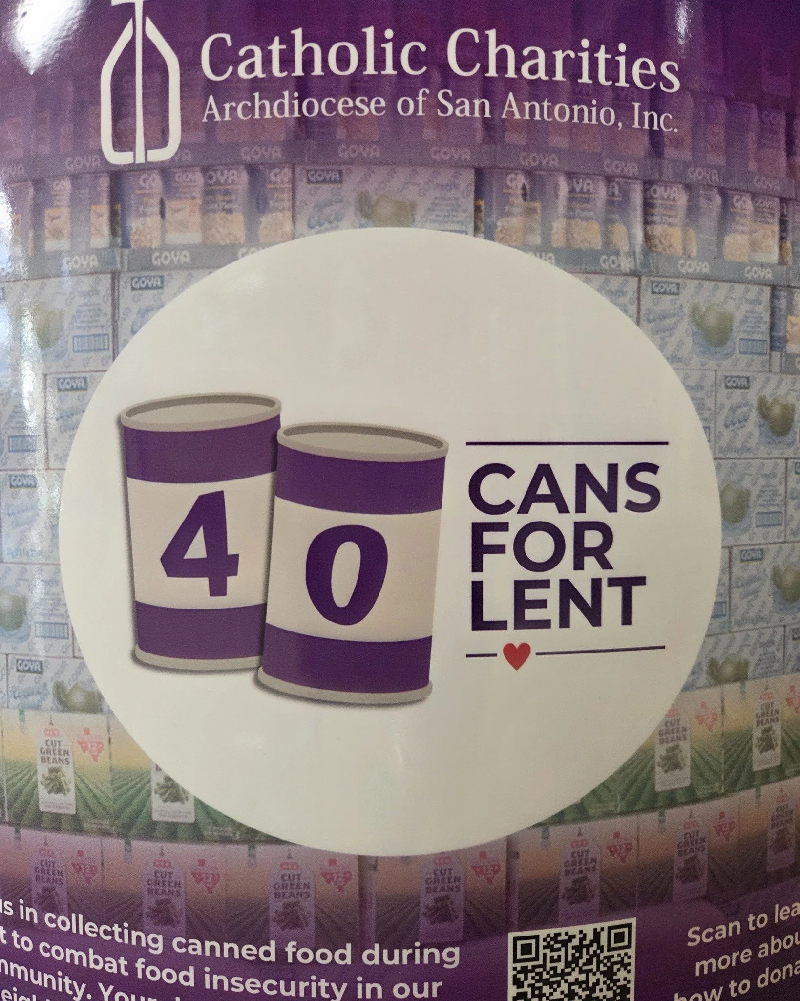 ✝️ As we enter Holy Week please remember to donate canned goods to LFS School to help us complete our 40 Cans for 40 Days of Lent. 

*Can donations can be left at the front office, help us fill our bins! ❤️🤍💛