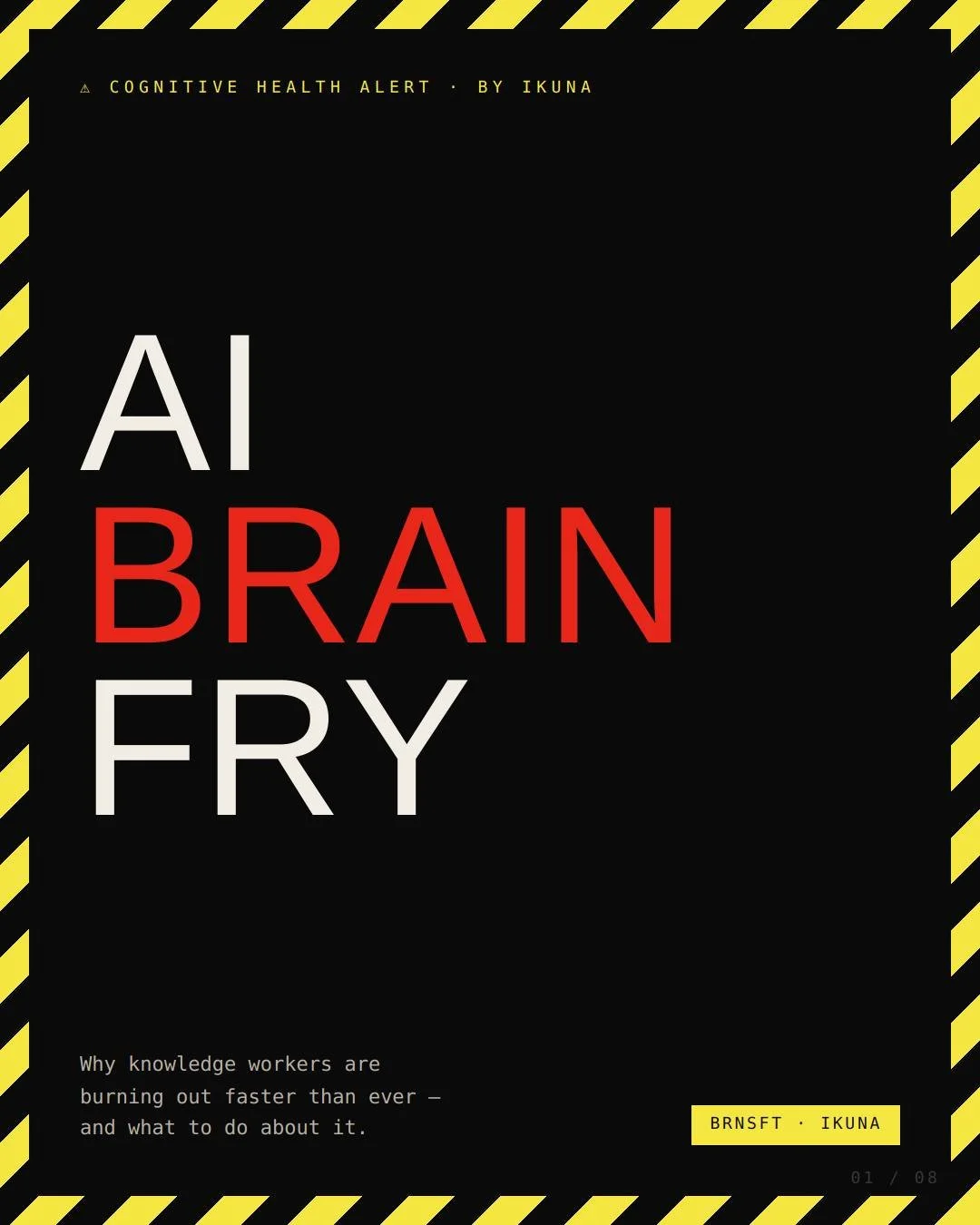 You&rsquo;re not lazy. You&rsquo;re not unfocused. Your brain is just completely fried. 🧠⚡

AI Brain Fry is real &mdash; and it&rsquo;s getting worse.

The average knowledge worker context-switches 47 times a day. Each switch costs 23 minutes of dee