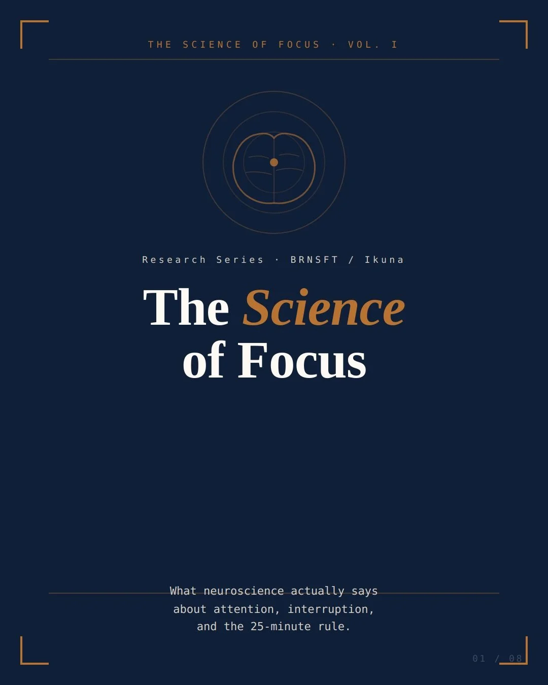 Every time you get interrupted, your brain needs 23 minutes to return to focused work.

Not 2 minutes. Not a few seconds to find your place. Twenty-three minutes.

That figure comes from Gloria Mark at UC Irvine, who spent years following knowledge w