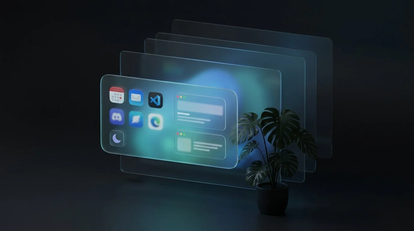 Ikuna vs macOS Spaces: Virtual Desktops vs Context Switching