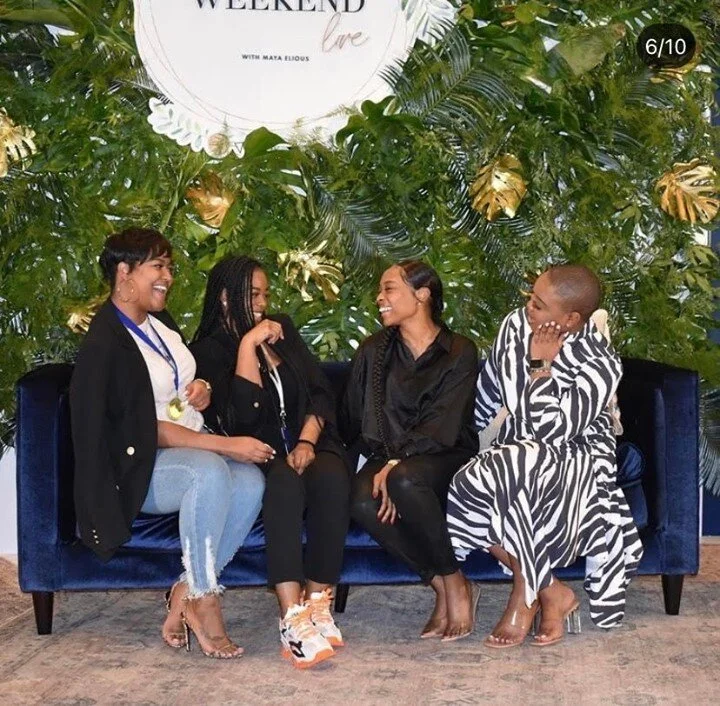 Surround yourself with black women who have the same goals as you. You need multiple women hyping you up, so you don't give up on yourself. ⁠
⁠
⁠
This is your sign to join the BLK GRK ATHR Membership today, so you can find other black women that will