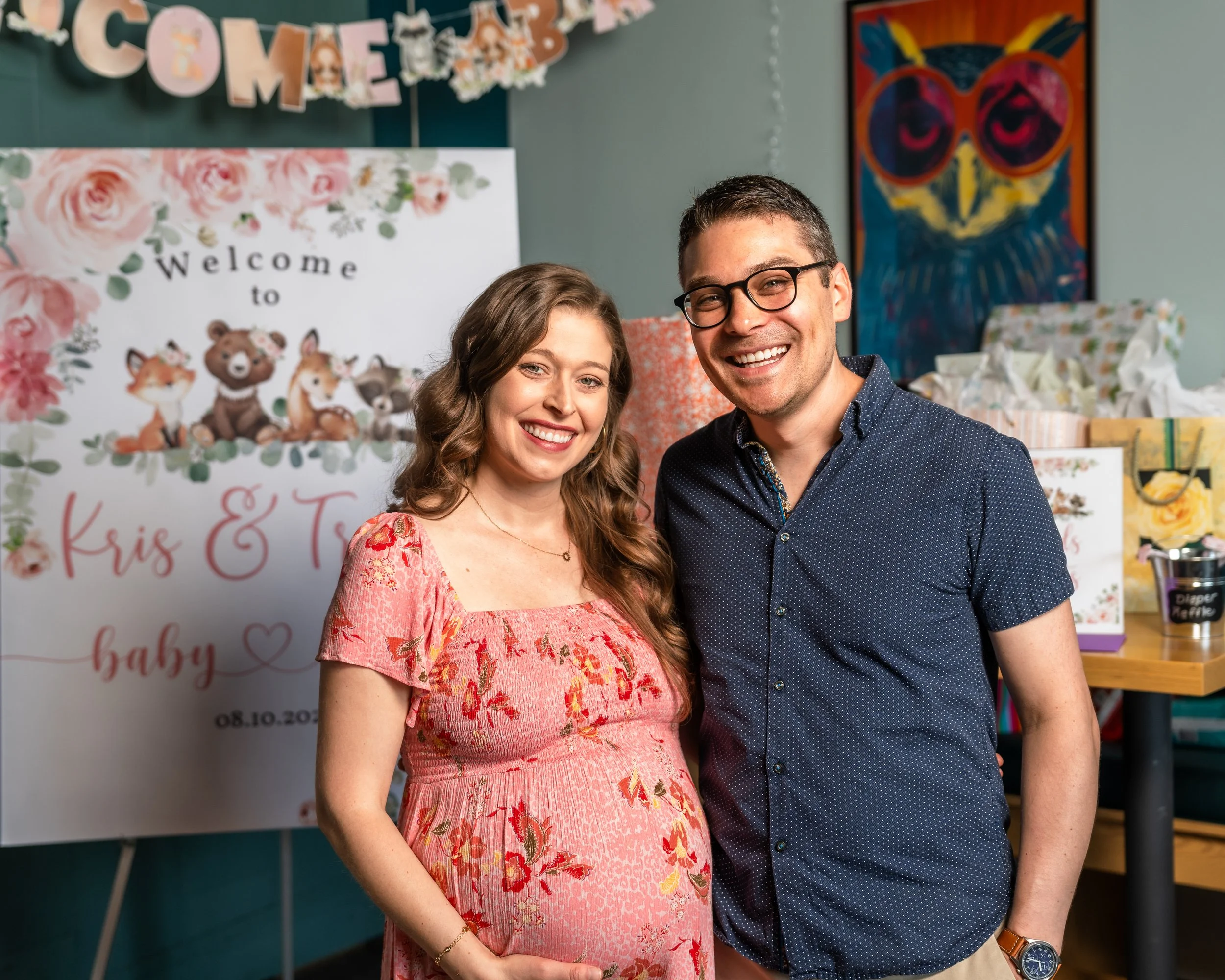 Event photos and video for the cutest baby shower for the newly weds in Boston