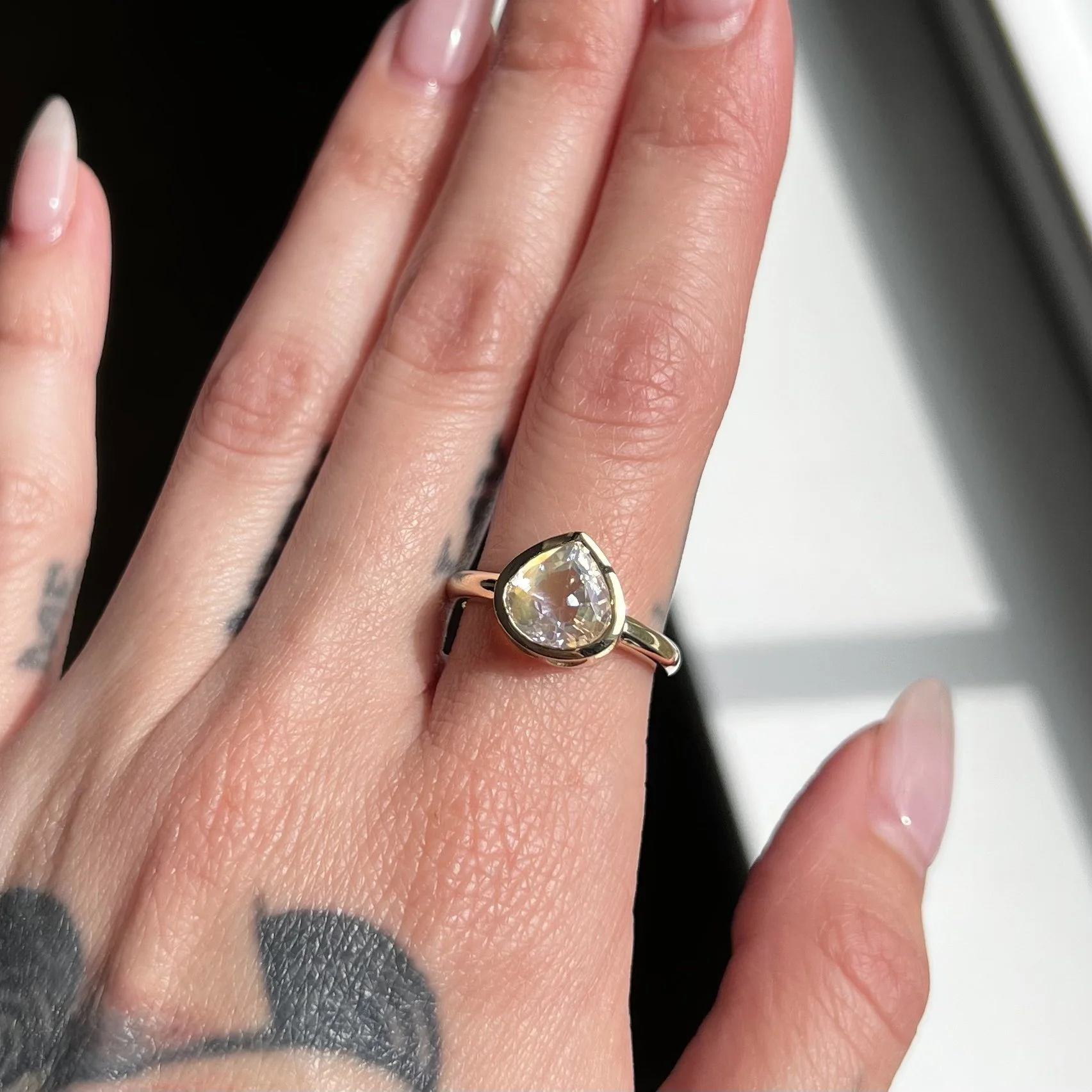 The Petal Ring: 2.58ct Moonstone