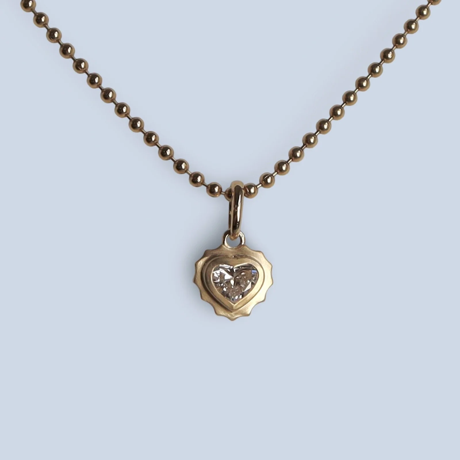 The Mini Tides Charm: Heart Shaped Diamond