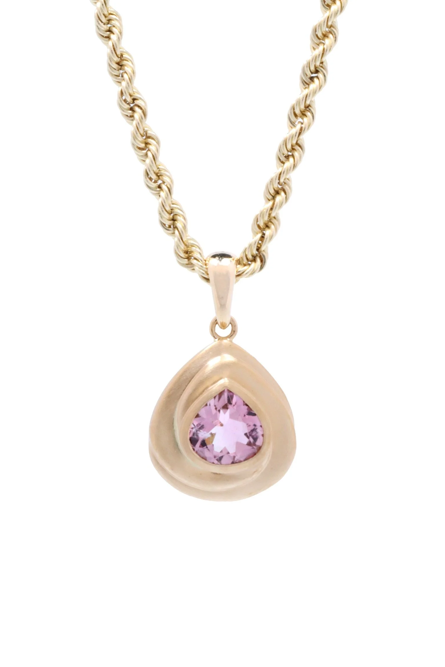 The Infinity Charm: 1.51ct Light Pink Tourmaline