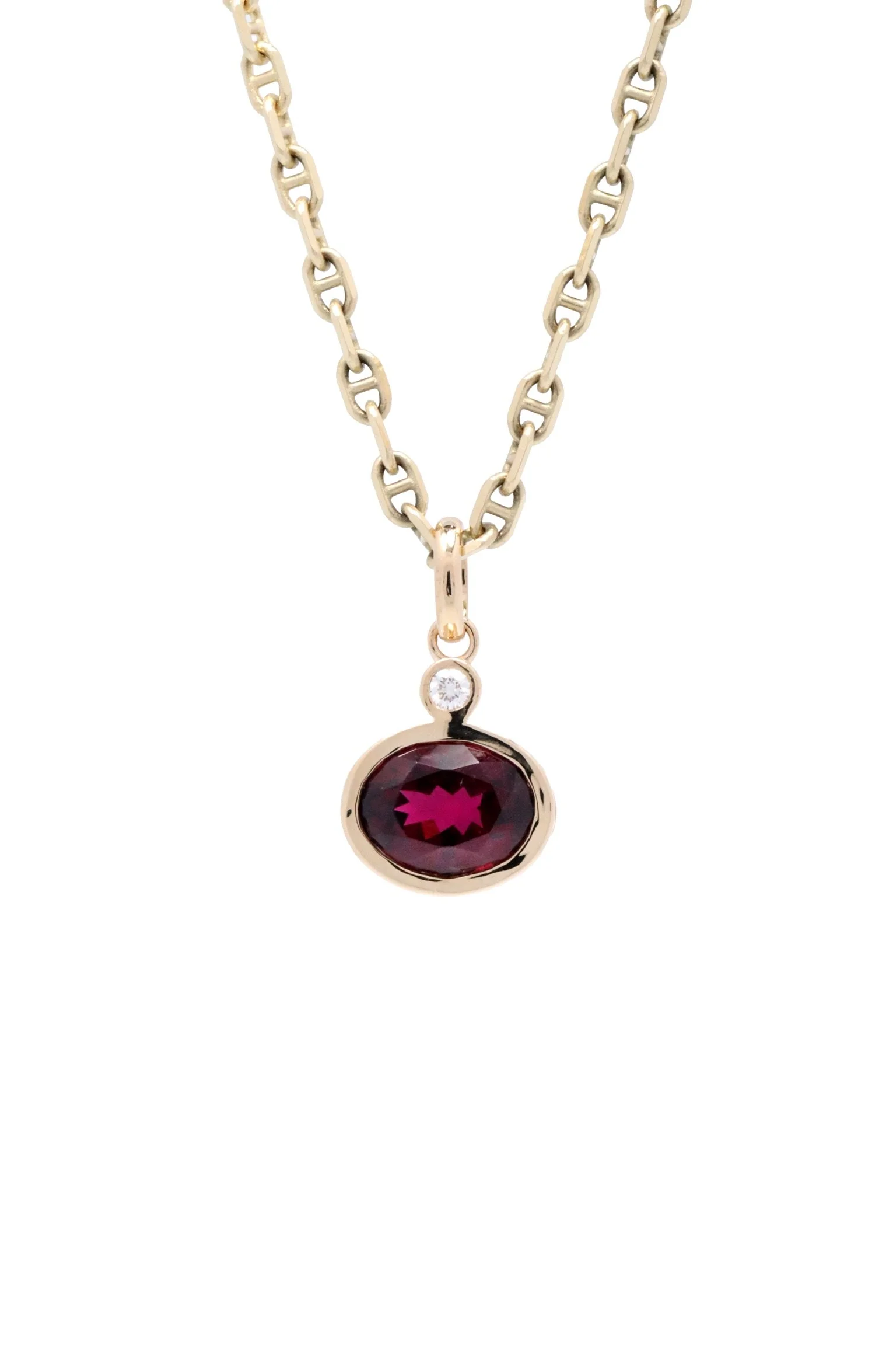 The Petal Charm: 3.77ct Oval Pink Tourmaline