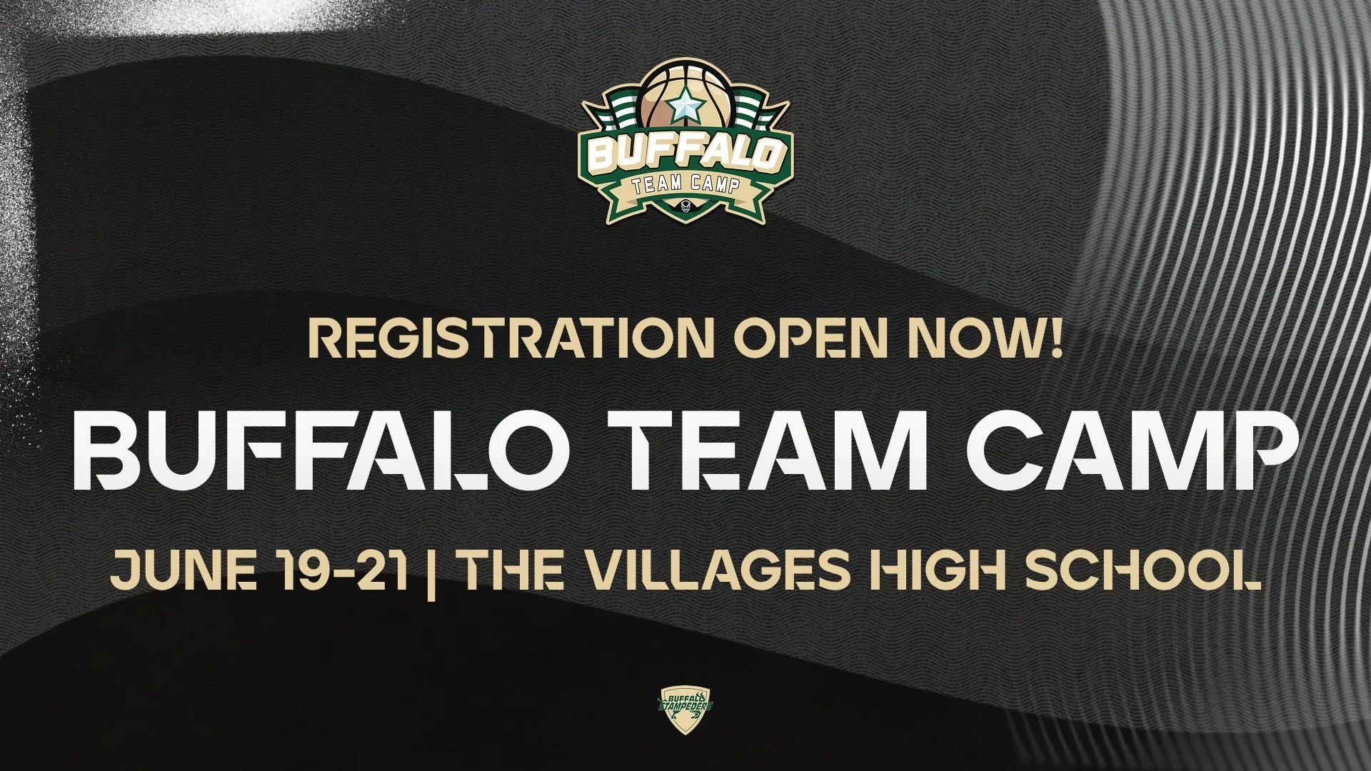 Registration is now OPEN for Buffalo Team Camp! Open to high school basketball teams, 5-game guarantee, shot clock for all Varsity games. Register at the link in our bio!