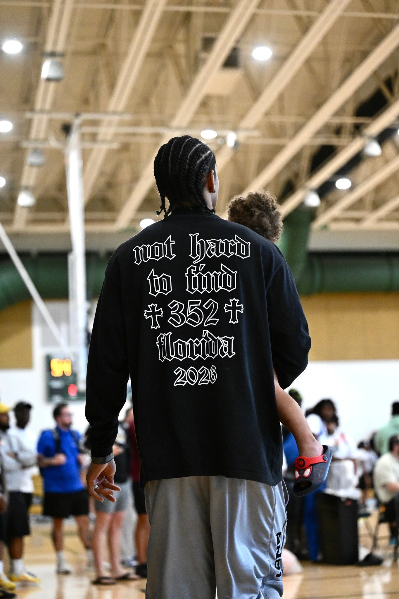 If it's good enough for Tre, it's good enough for you. Wear what the pros wear and pick up your official Buffalo Team Camp event merchandise all weekend long inside the Buffalo Sports Complex in Middleton. @vhs_boys_hoops @treshaunmann