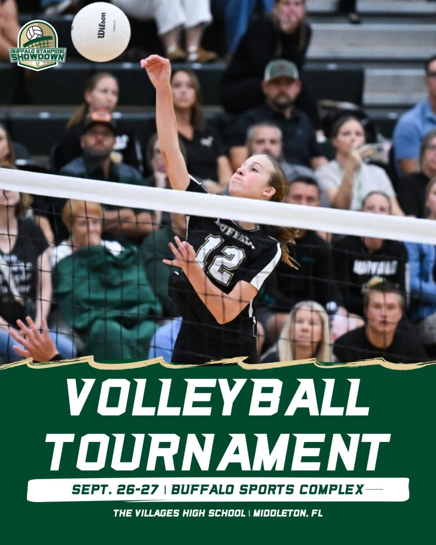 Who's ready for some VOLLEYBALL! The 2nd Annual Buffalo Stampede Showdown returns today at The Villages High School. Come catch local teams in action at 3:00pm.
🎟️: GoFan ➡️ Buffalo Stampeders
📺: BallerTV ➡️ Buffalo Stampeders Showdown