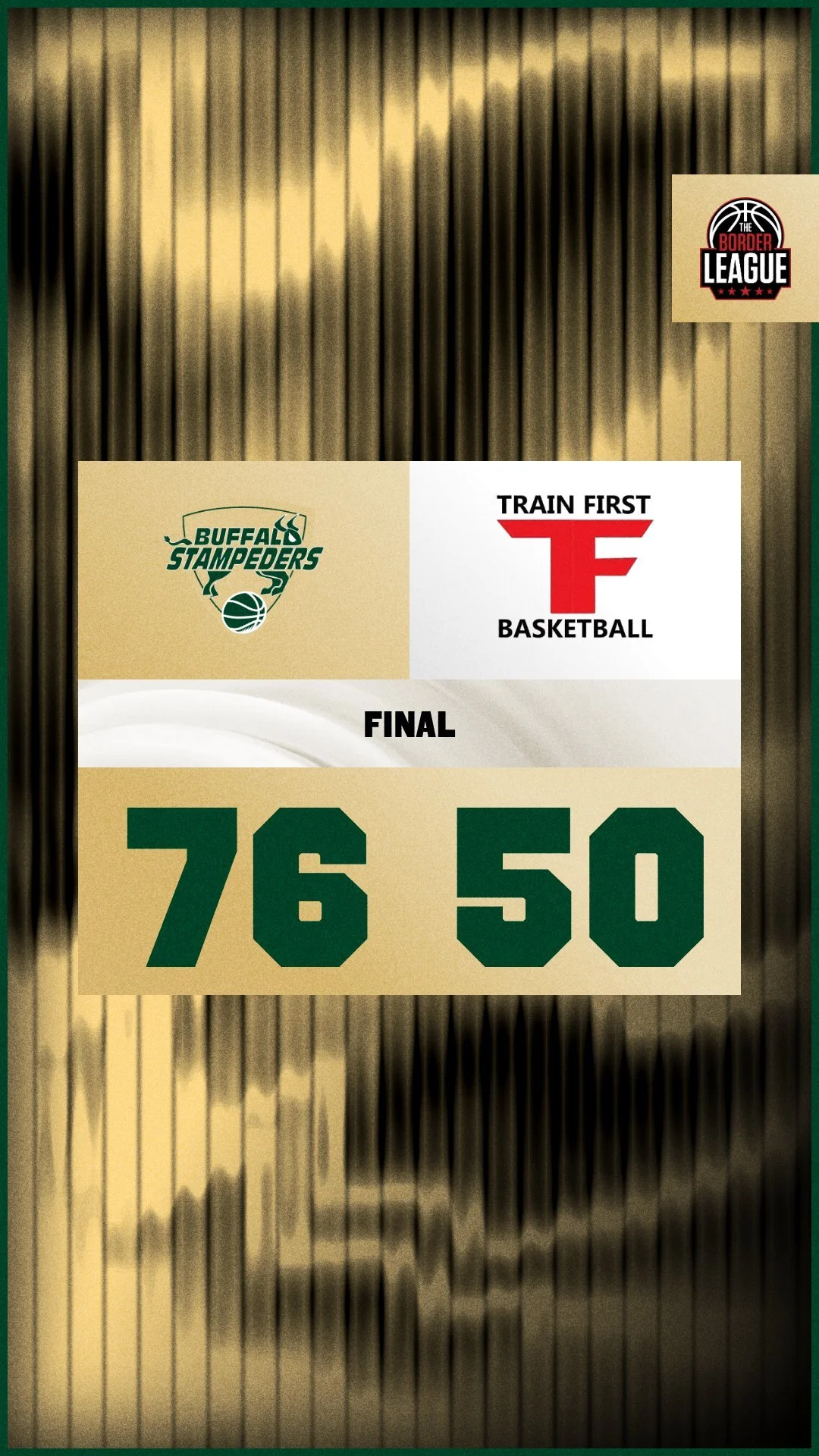 Good start for the Buffalo Stampeders last night at The Border League in Las Vegas! @brdrleague