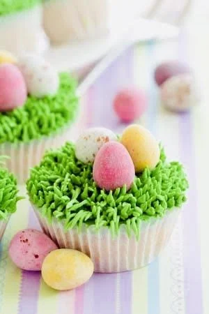 Easter Basket Cupcakes