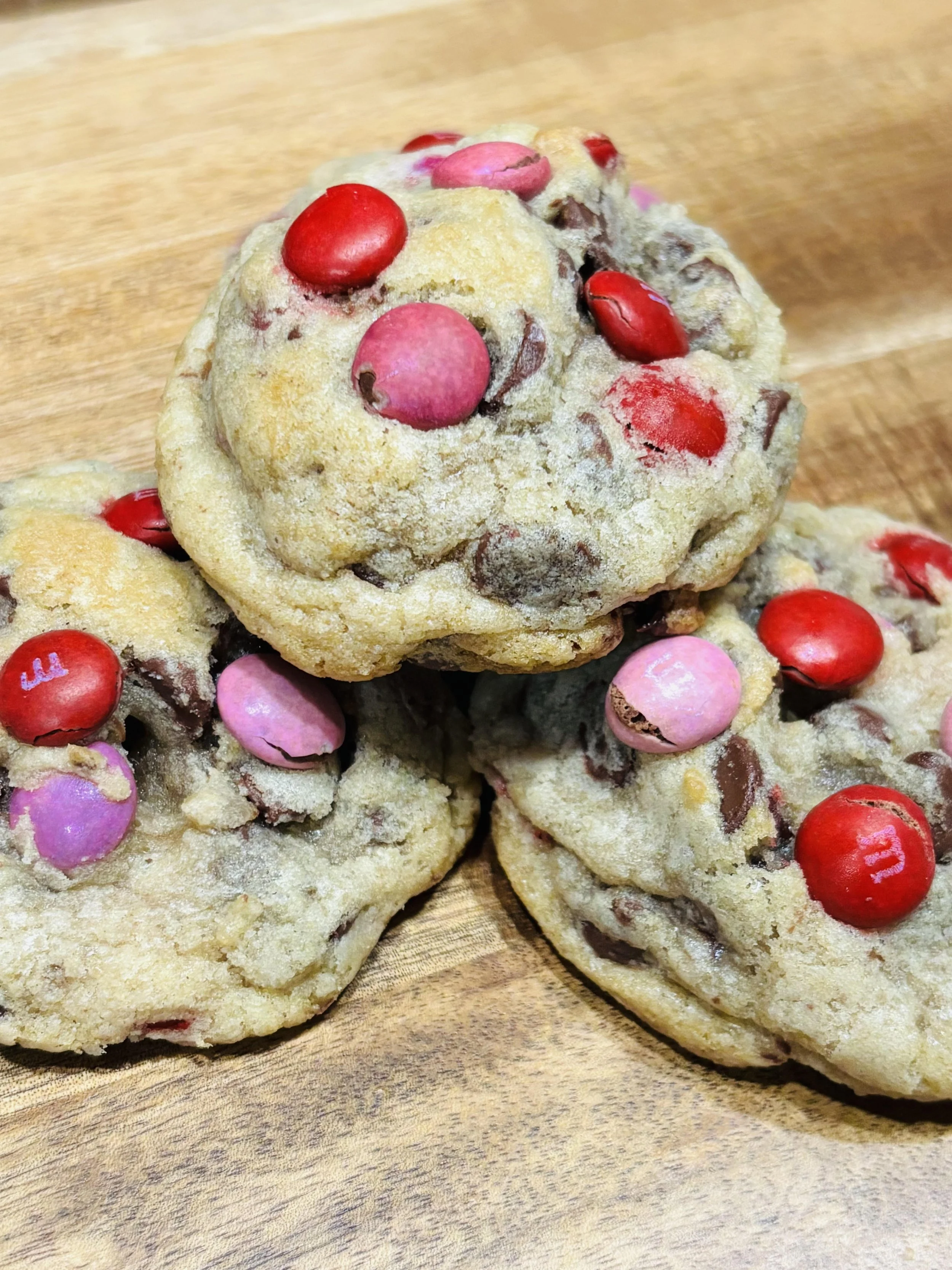 Valentine's Chocolate Chip M&M Cookies- Bakery Pick-up Only