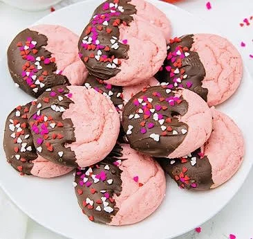 Valentine's Chocolate Covered Strawberry Cookies- Bakery Pick-up Only