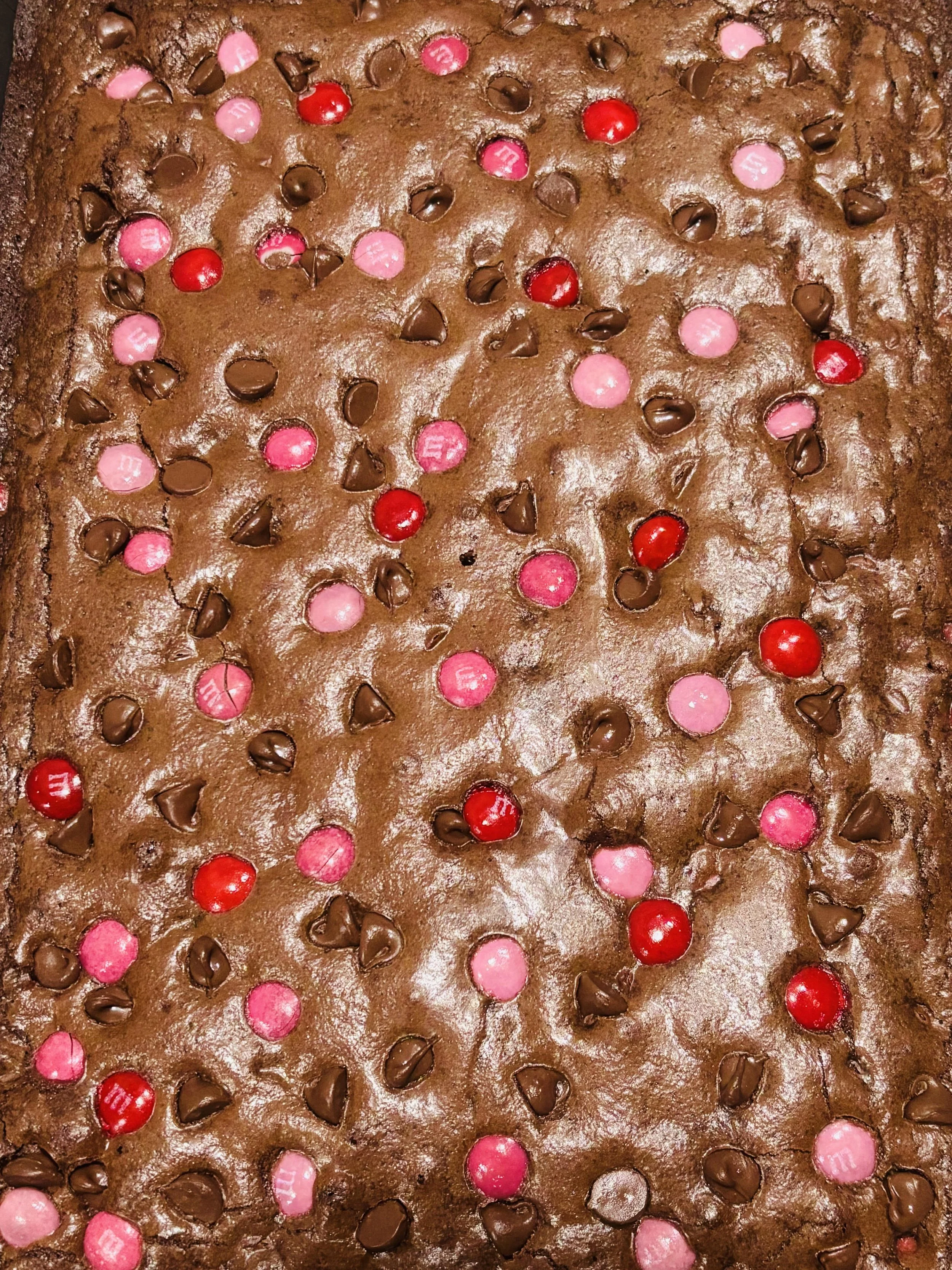 Valentine M&M Fudge Brownie- Bakery Pick-up Only