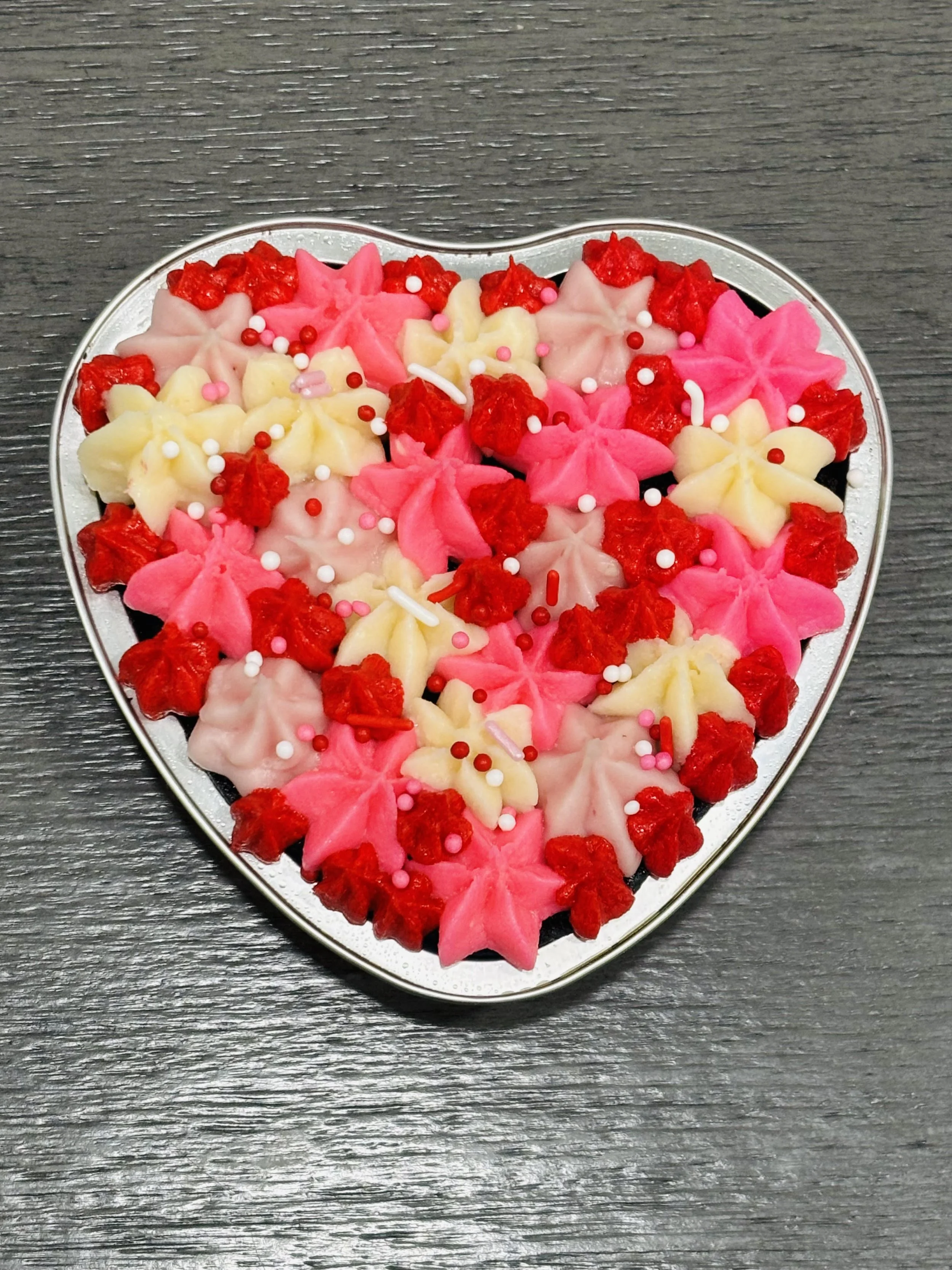 Valentine's Heart Chocolate Cake w/ Vanilla Buttercream Frosting- Bakery Pick-up Only