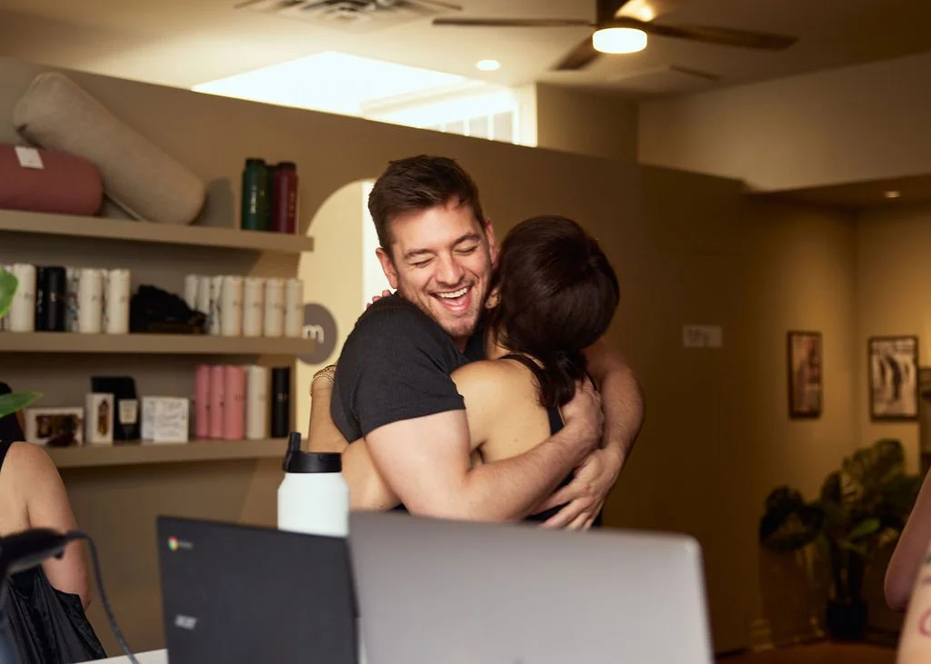 Tag that person you have to hug when you see them in the studio!