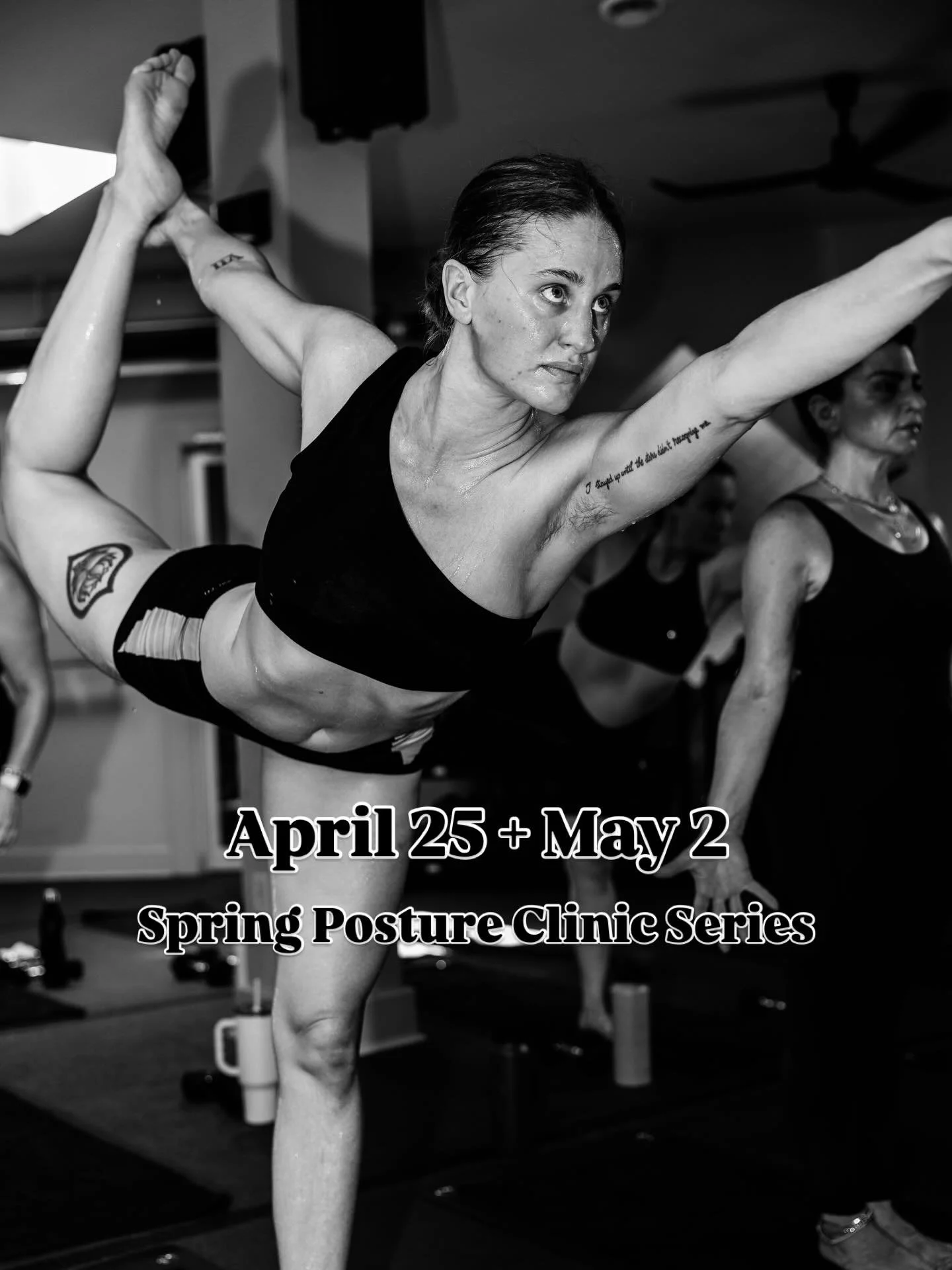 spring reset - hot yoga posture clinics at bhy with @em.siusiu 

At bhy, we come back to the same practice&mdash;
again and again.

Not to do more.
But to understand more.

This 2-part 26&amp;2 posture clinic + master class with Emma is your opportun