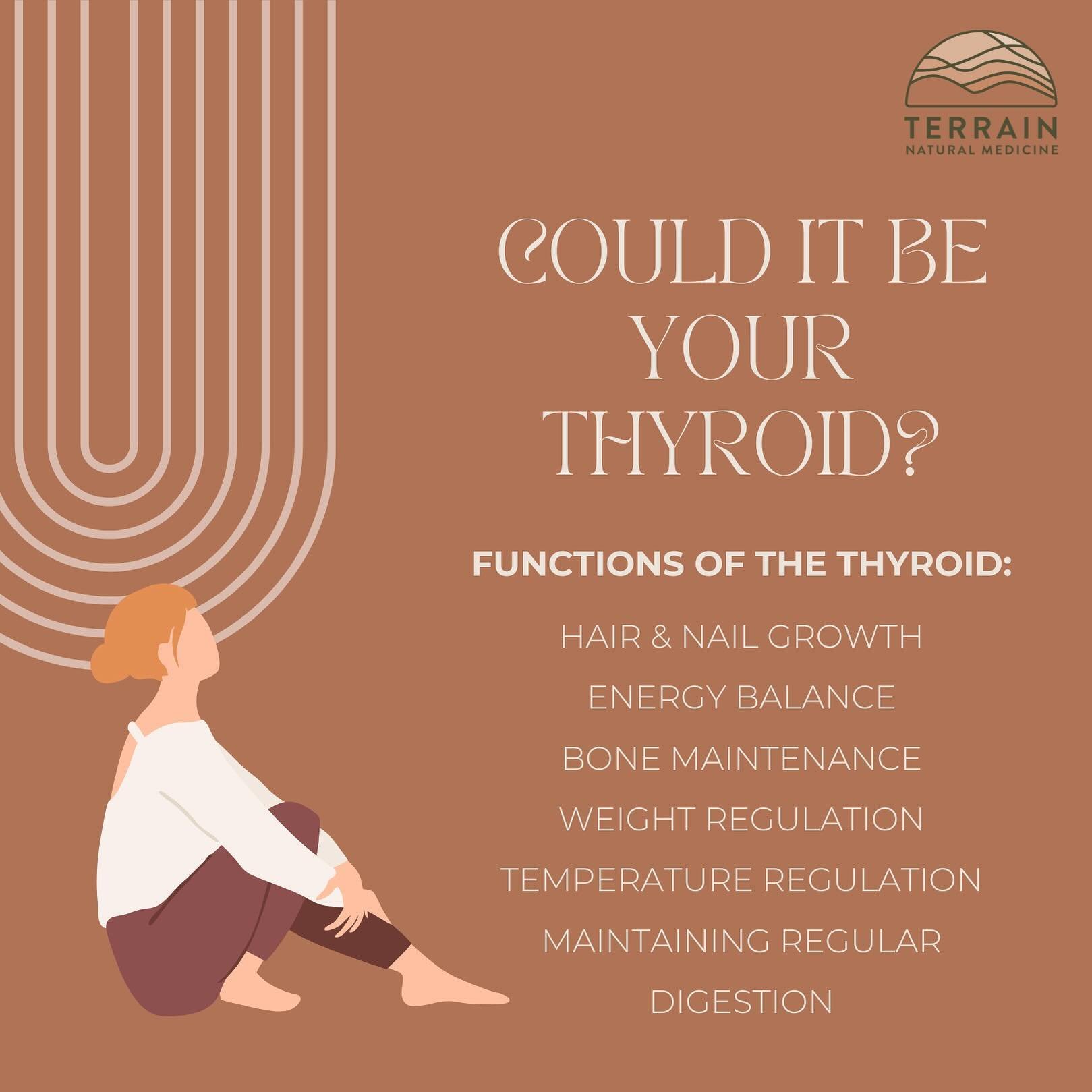 Have you checked your thyroid lately?

It&rsquo;s a simple blood draw that we can order to test your thyroid function. As mentioned above- these symptoms can be subtle and can be ignored or mistaken for day to day stressors of life. Fatigue, temperat