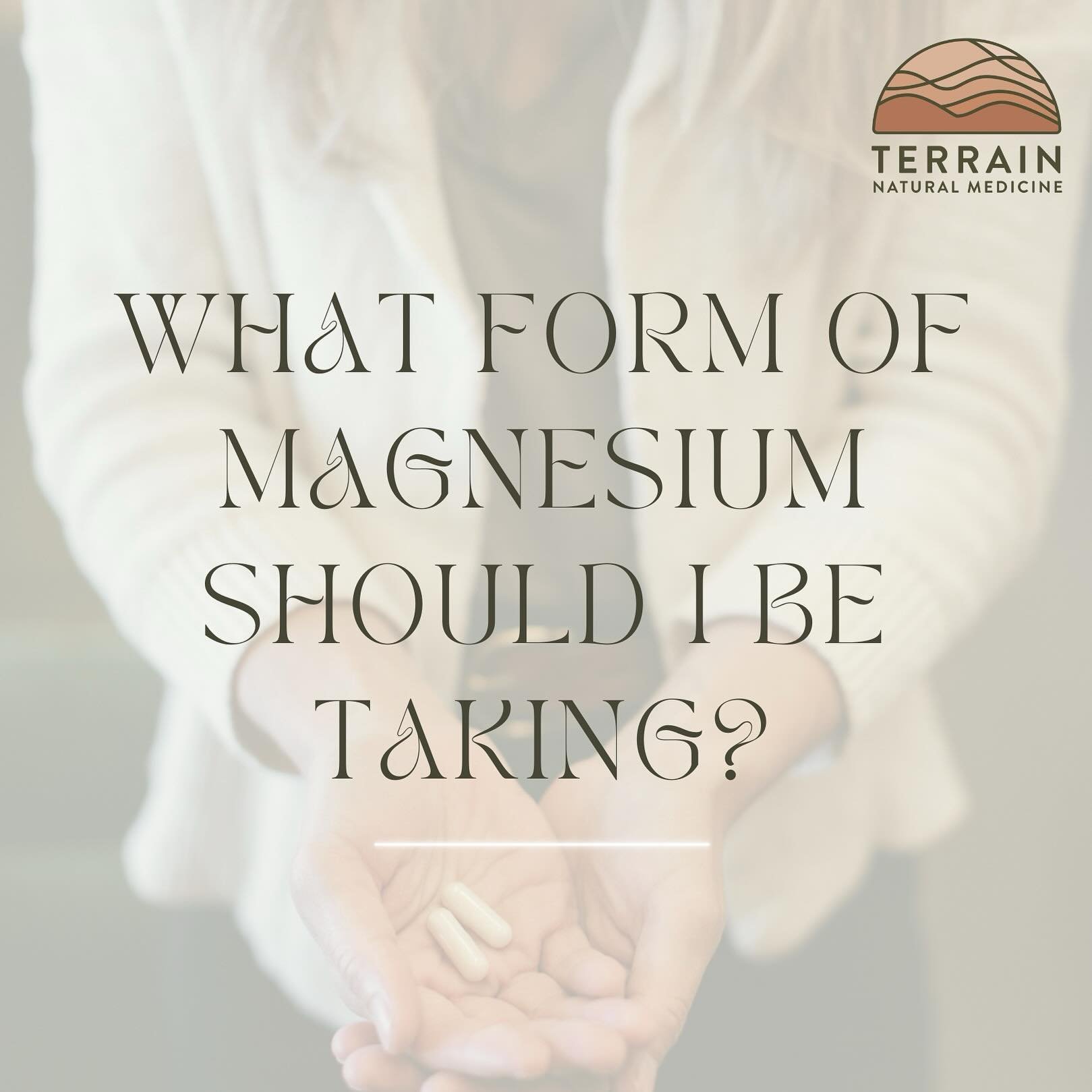 New on the Terrain blog ✨

There are a handful of different types of magnesium out there &amp; it can be confusing knowing when to take what and for why. We hope this blog helps you feel more confident in  your magnesium selection!