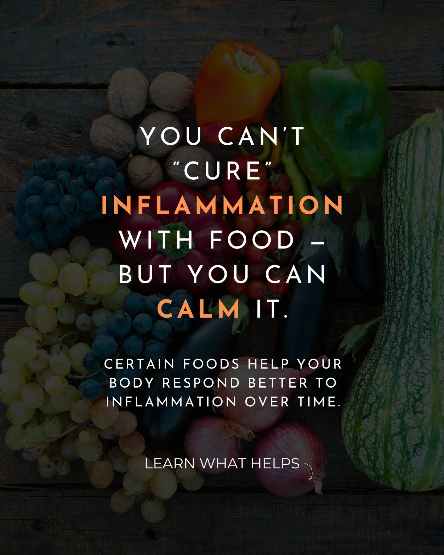 When people ask if there&rsquo;s a diet to fight inflammation, here&rsquo;s the truth&hellip;

Food isn&rsquo;t medicine in the way a pill is &mdash; it won&rsquo;t &ldquo;block&rdquo; inflammation or offer instant relief.

But the right foods can su