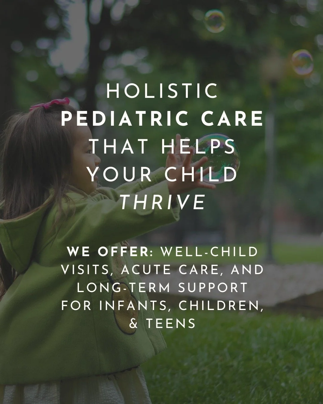 At Terrain Natural Medicine, we provide compassionate, holistic pediatric care that supports your child from infancy through adolescence. Our approach honors each child&rsquo;s unique development and meets families where they are in their healthcare 