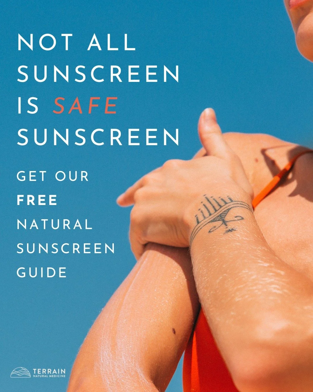 ☀️ NATURAL SUNSCREEN GUIDE ☀️

Your skin is your largest organ and what you put on it matters. Small swaps can make a big difference for both your health and the environment. 🌿

Learn more by following the link below 👇

https://www.terrainnaturalme