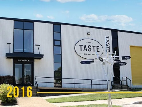 Headquarters Moves to Virginia Beach.
The location includes the TASTE Kitchen, Warehouse & Corporate Offices.
