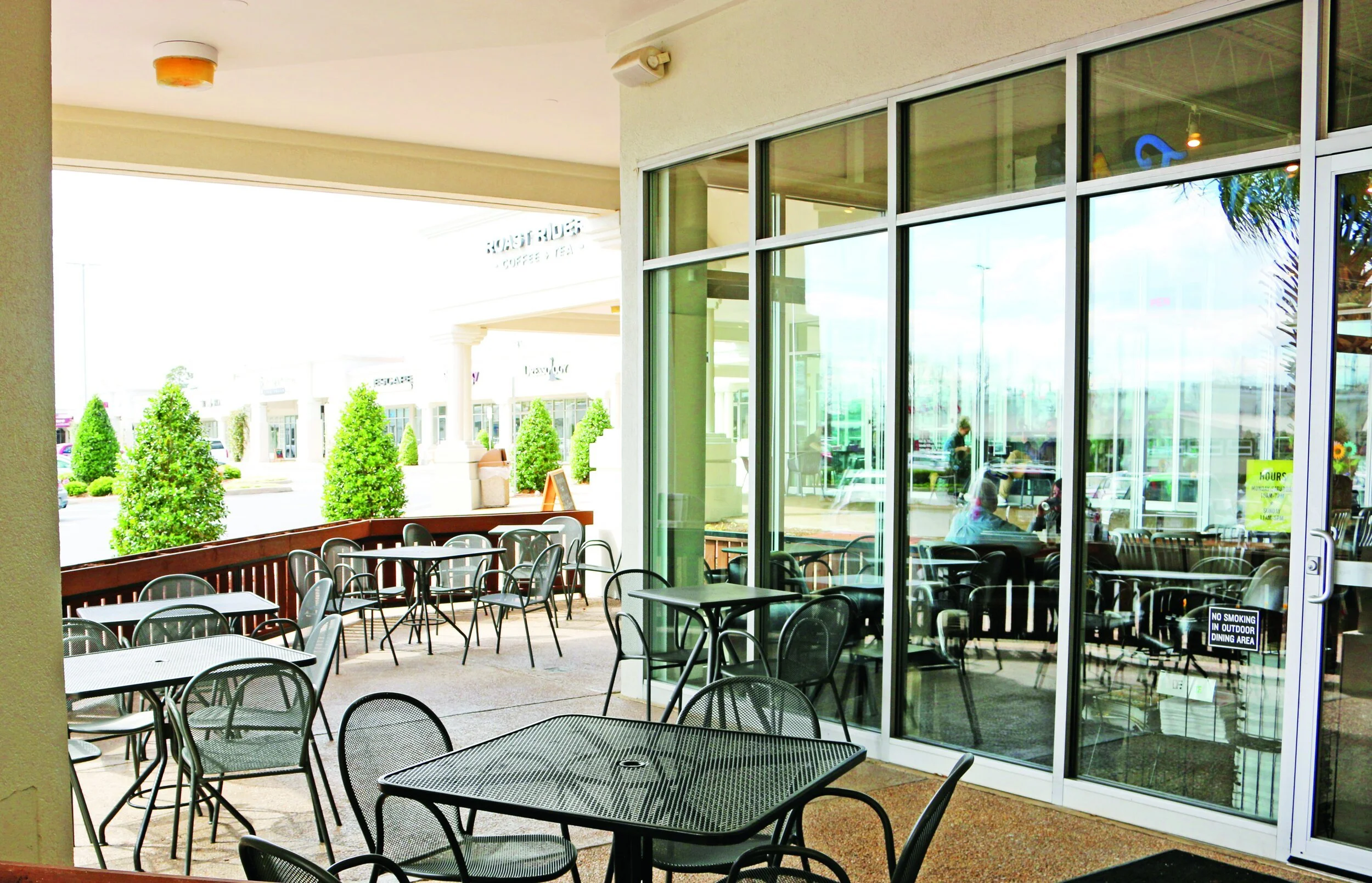 Hilltop Patio: 24 seated, 50 standing