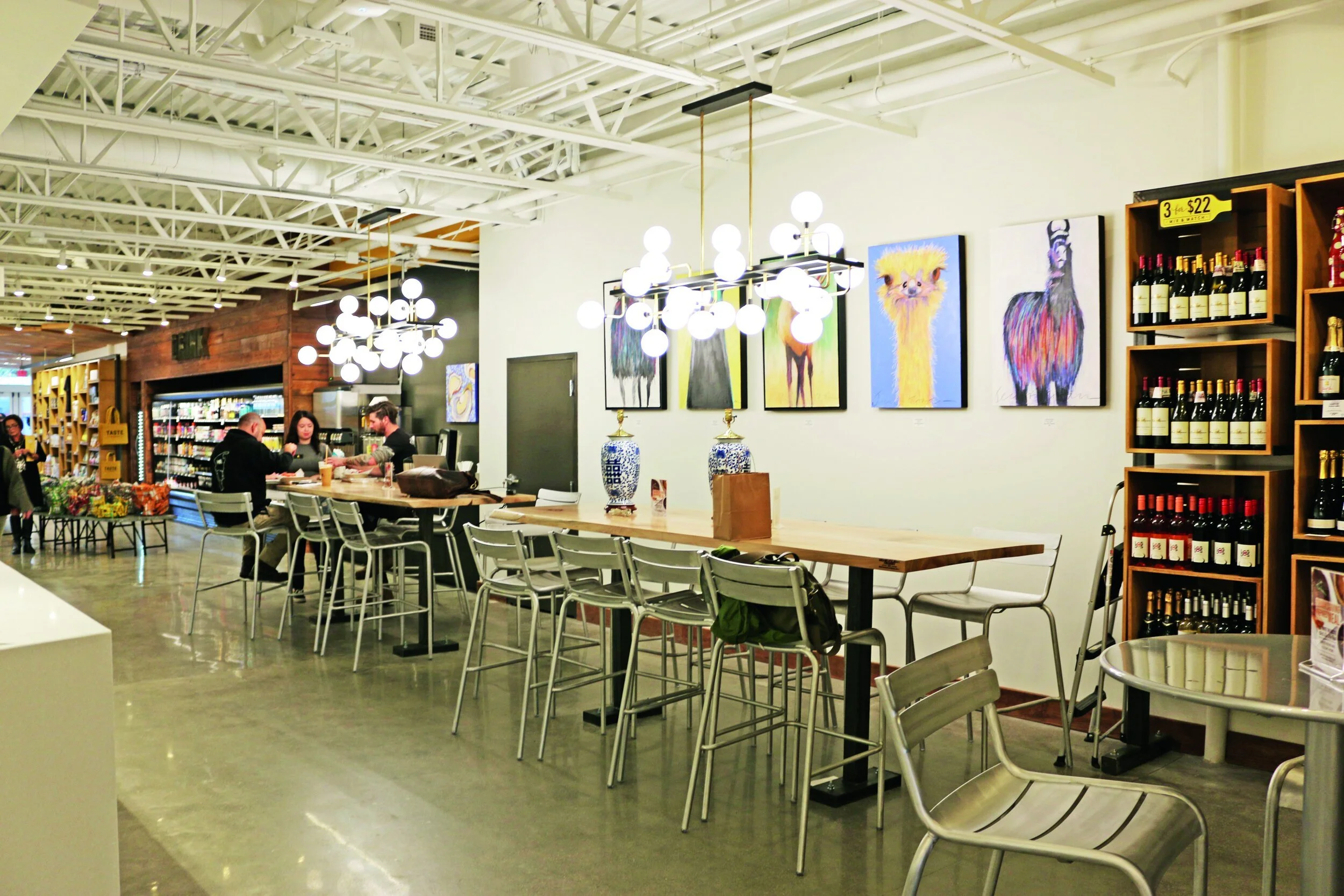 Westhampton High Tops: 39 seated, 60 standing