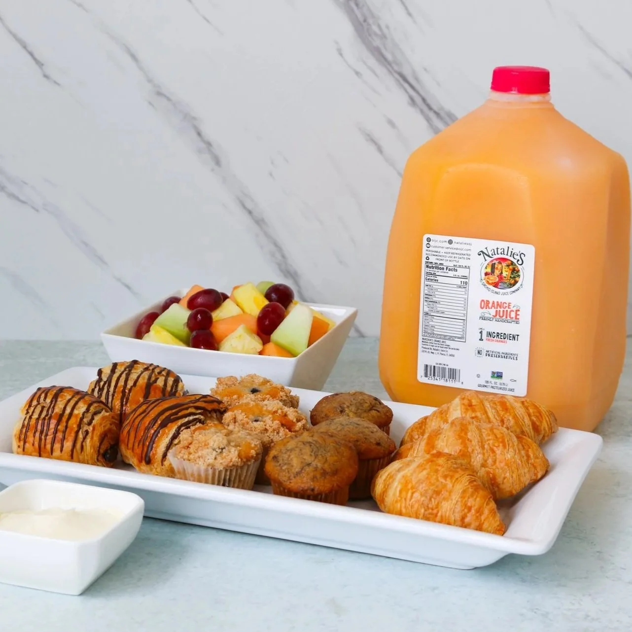 The Continental with Natalie's Fresh Squeezed Orange Juice