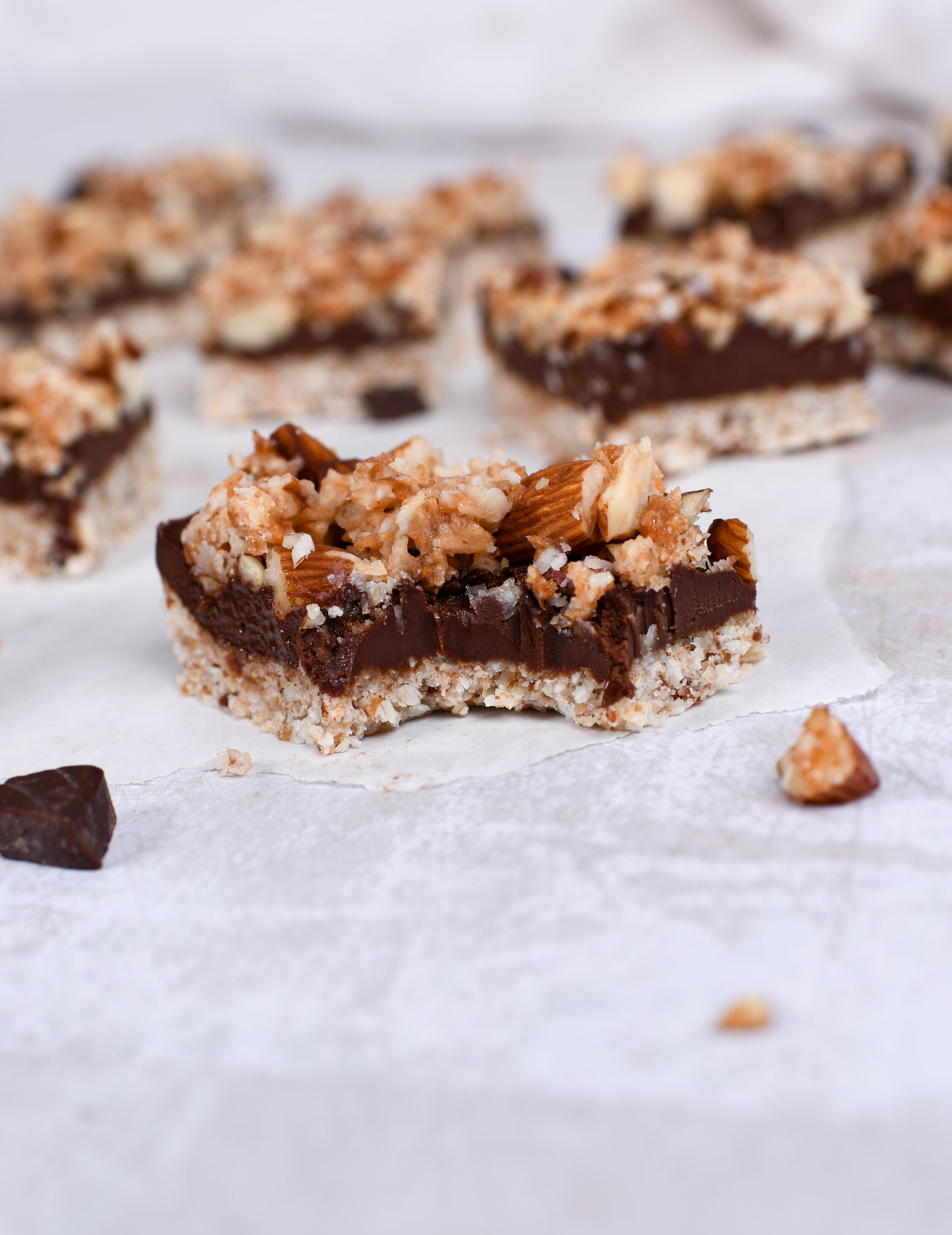 Kokosrutor med crunch