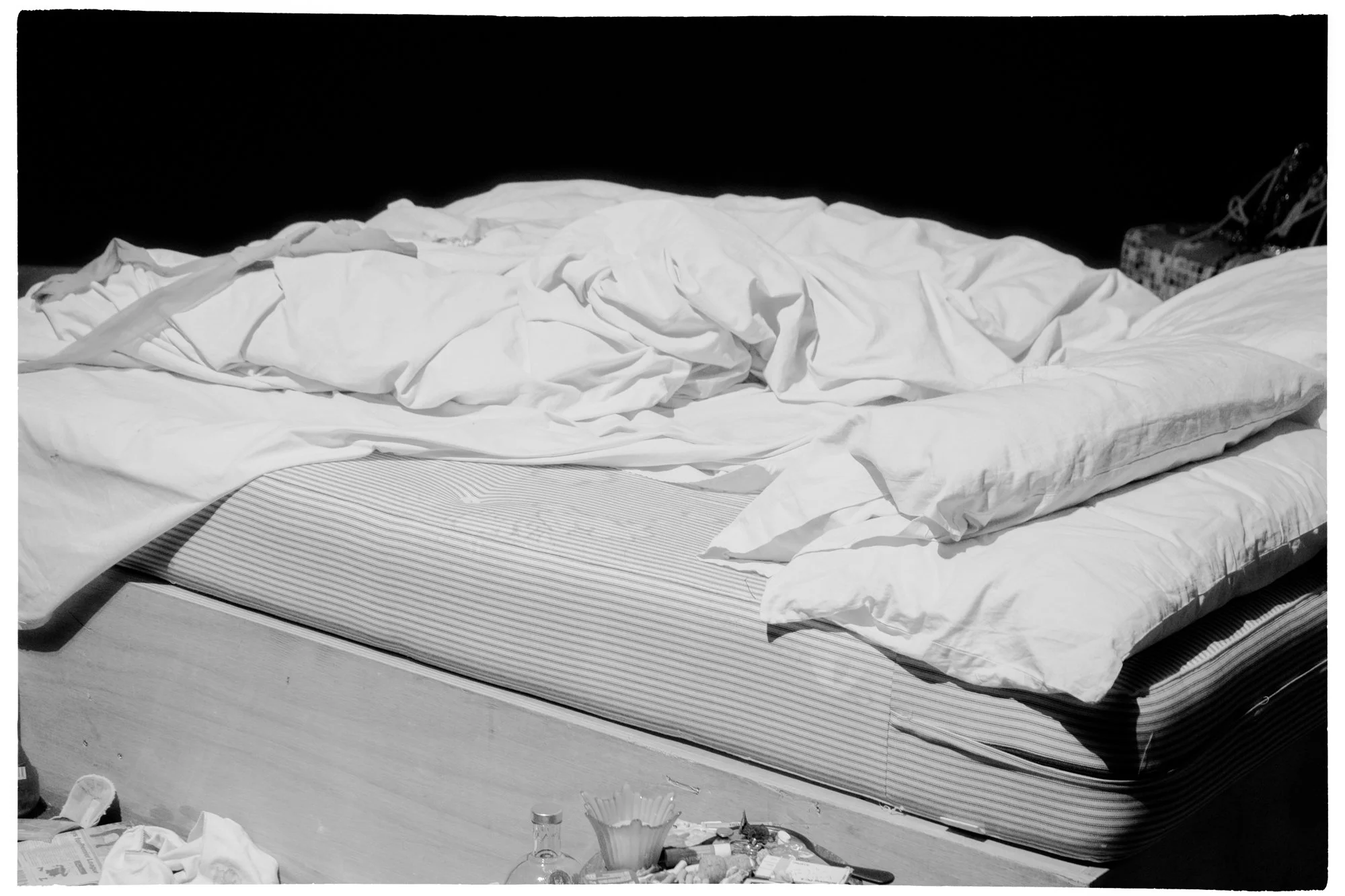 Tracey Emin my bed (1998) upclose