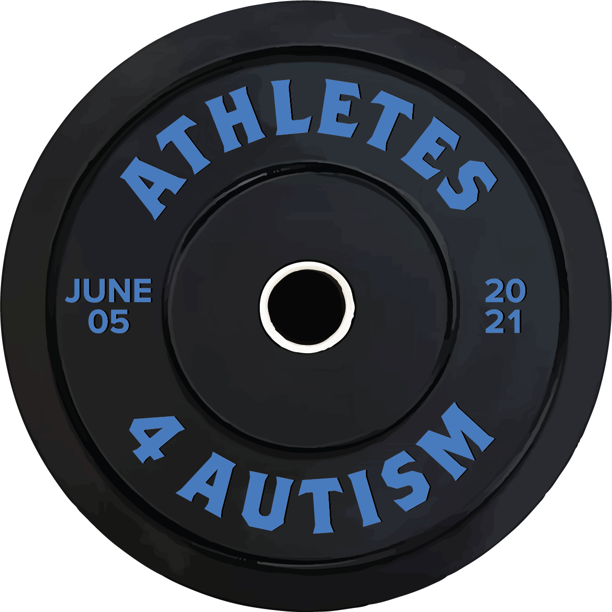 Athletes 4 Autism Branding - Circular Lockup