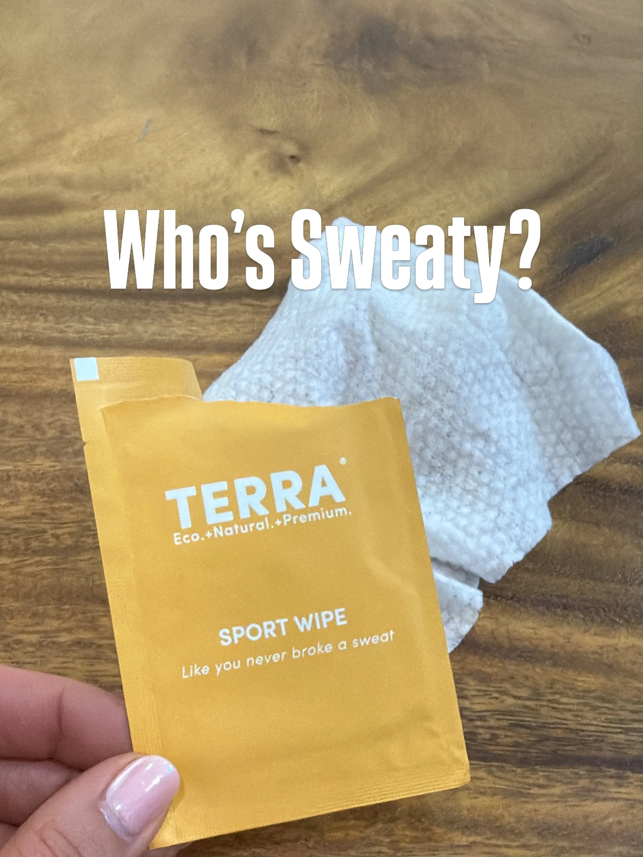 Are you a Sweaty Betty? &hellip; or know someone who is? These sport wipes are the perfect post- workout refresh! 
They are Eco-friendly and remove sweat, dirt and odour for on the go hygiene! 

Full @terragentle_ line  available soon @getfitlicious 