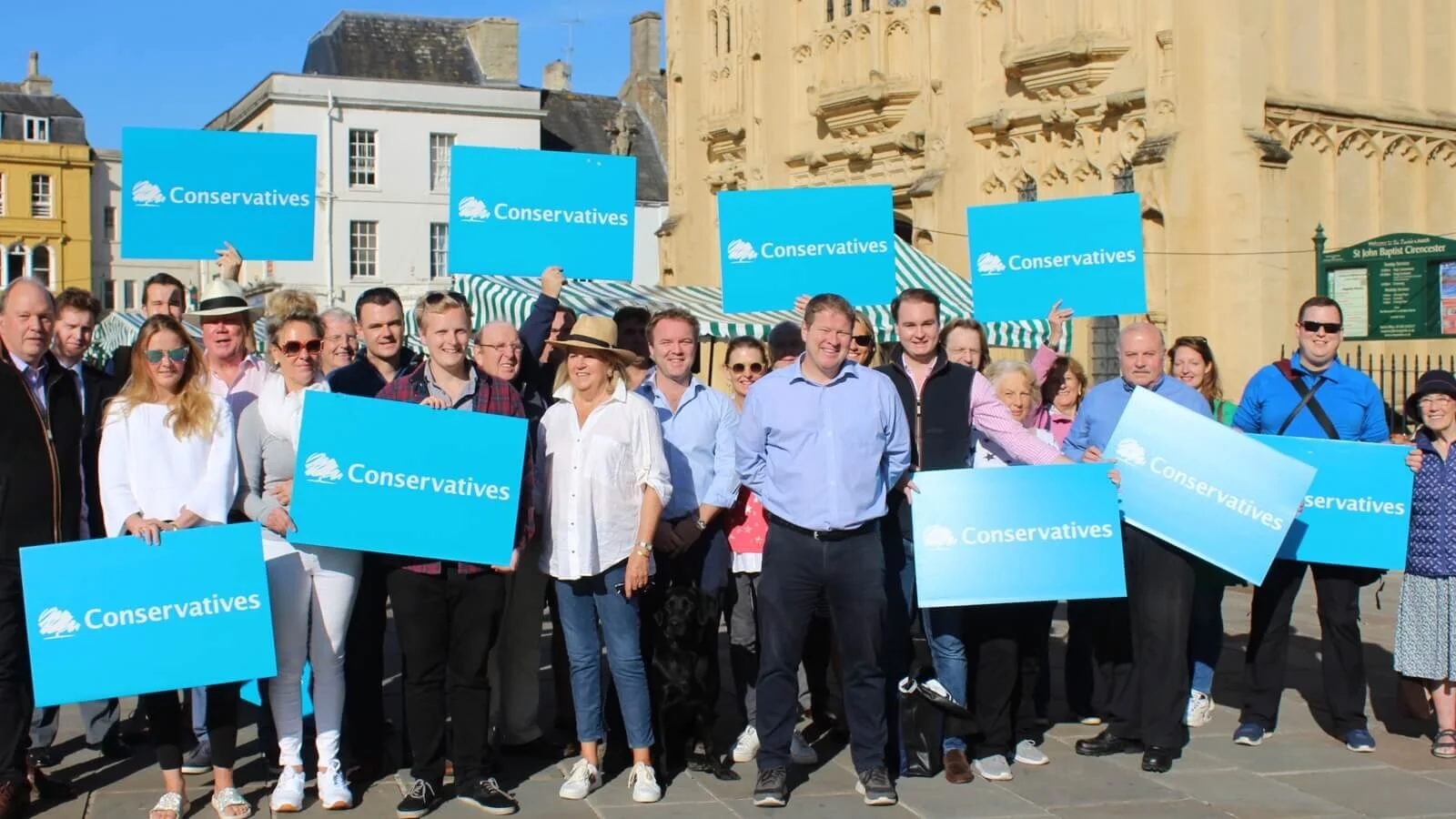 Photo: Gloucestershire Conservatives campaigning in the United Kingdom’s 2019 general election.
