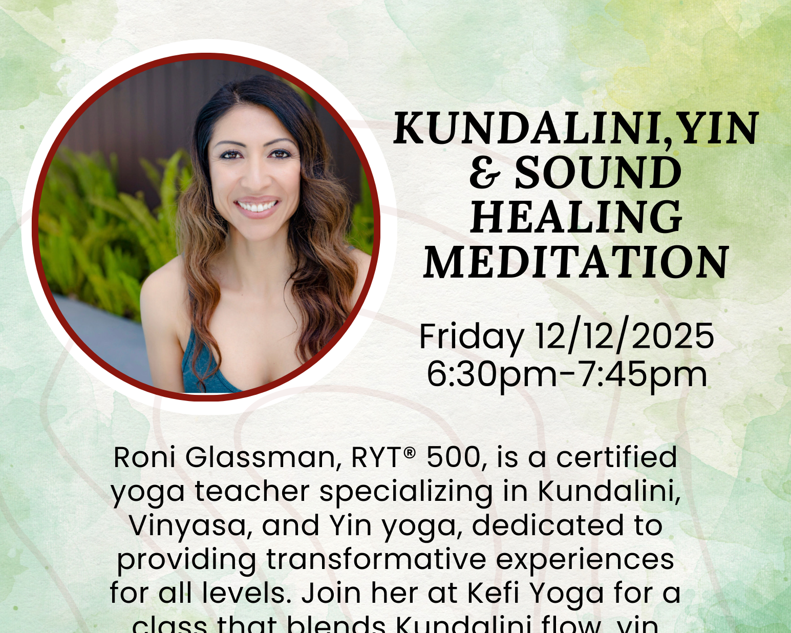 KUNDALINI, YIN &amp; SOUND HEALING