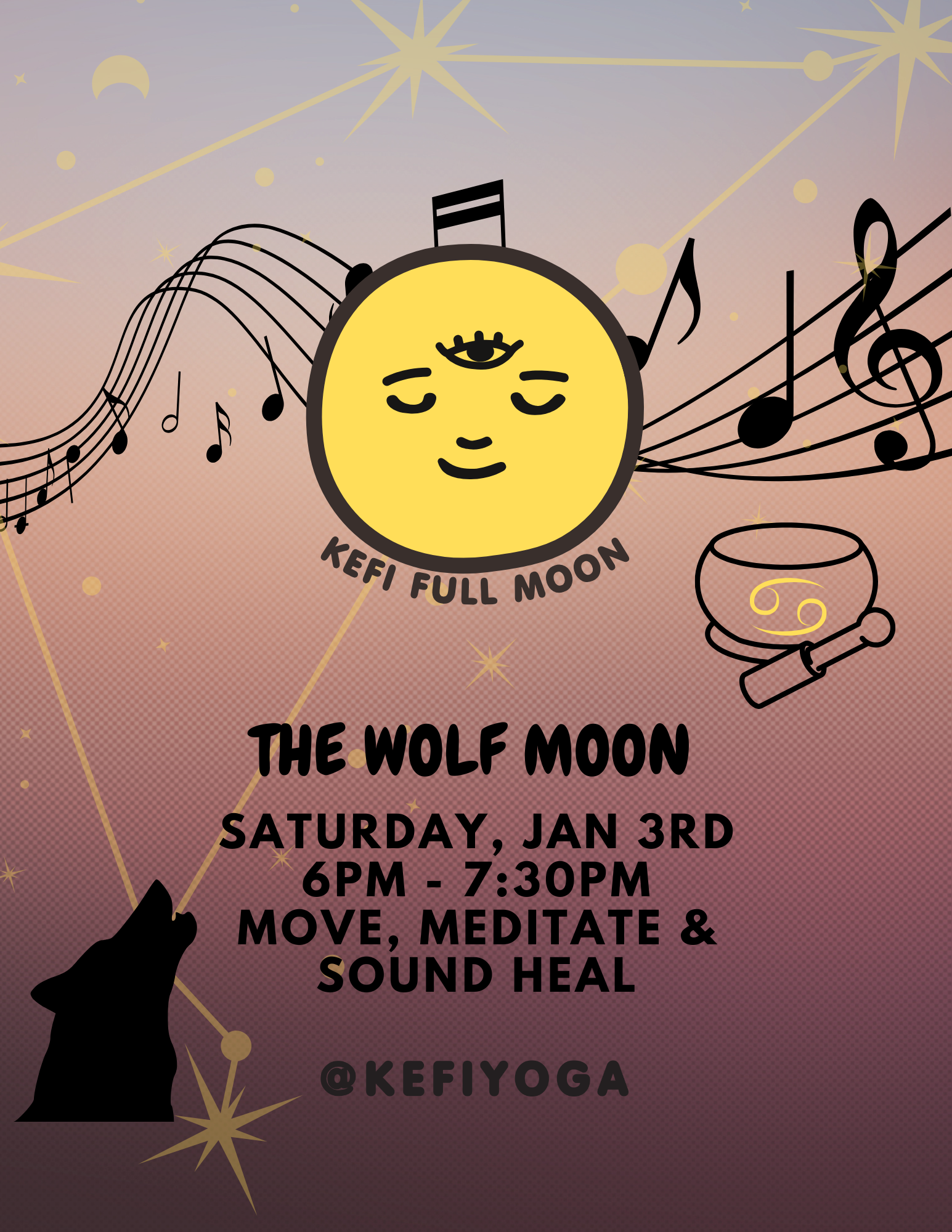 FULL WOLF MOON : MOVE, MEDITATE & SOUND HEAL UNDER THE FIRST FULL MOON OF 2026