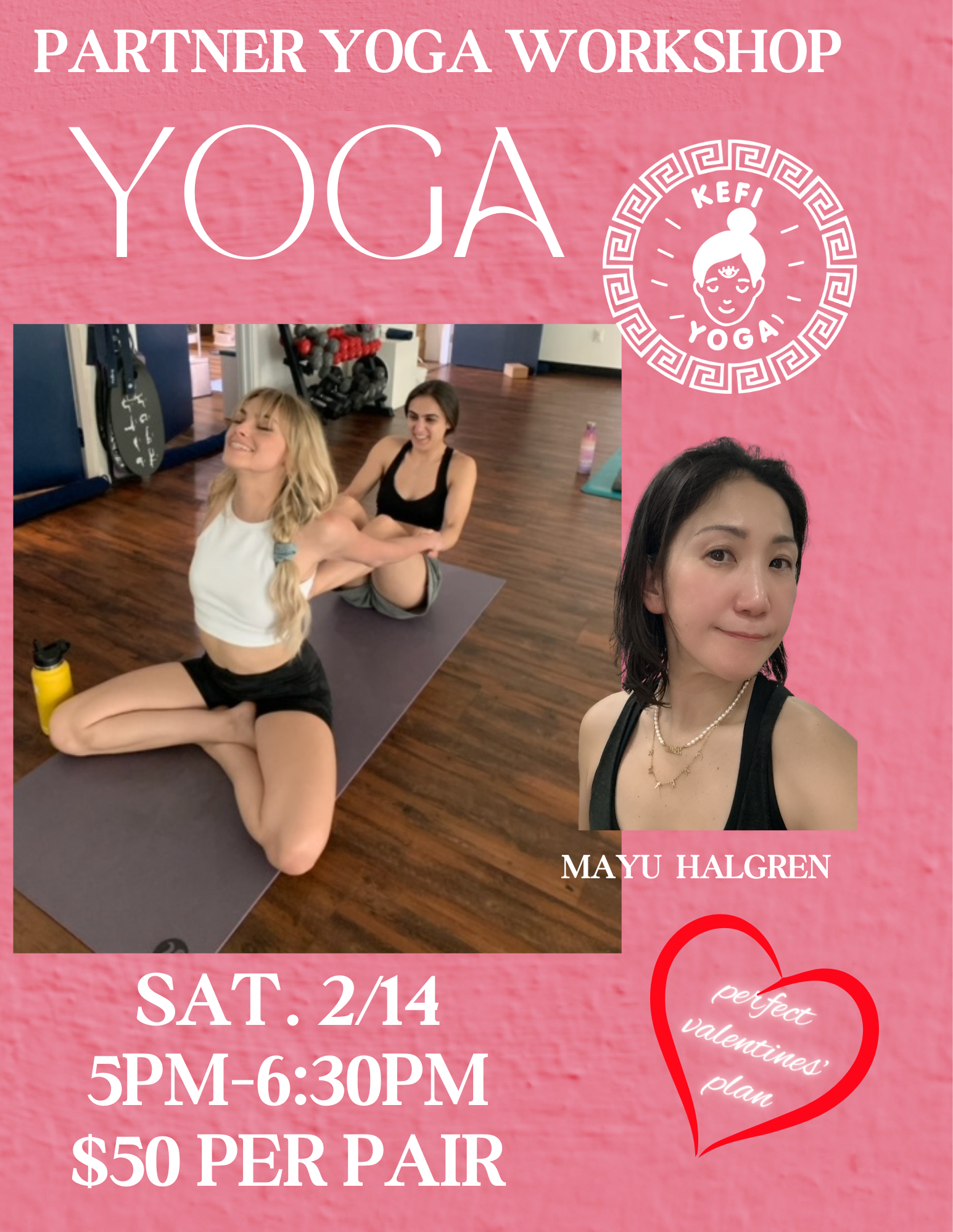 HAPPY VALENTINE'S: PARTNER YOGA WORKSHOP