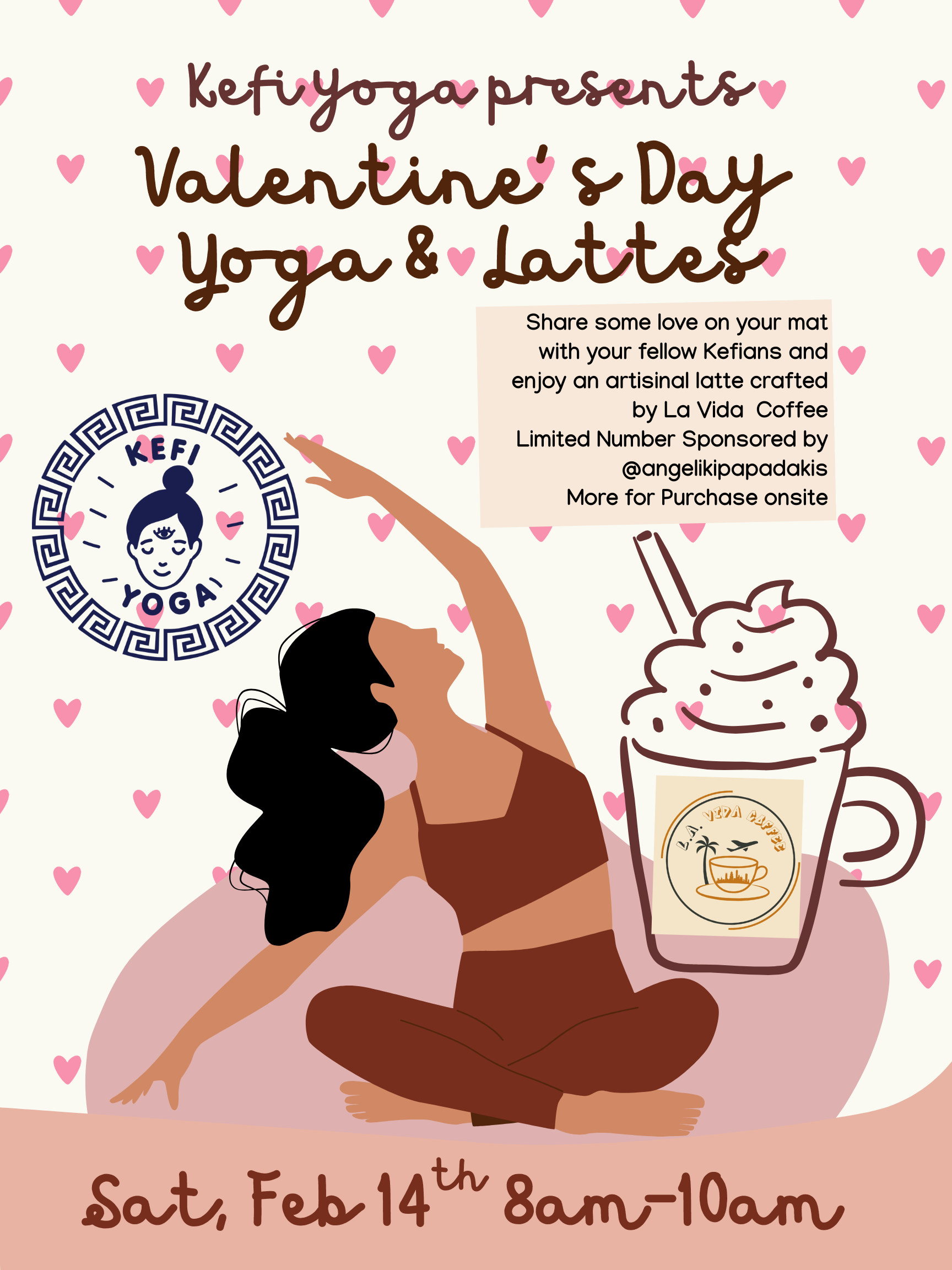 COFFEE AND YOGA LOVE FOR YOUR VALENTINE'S DAY