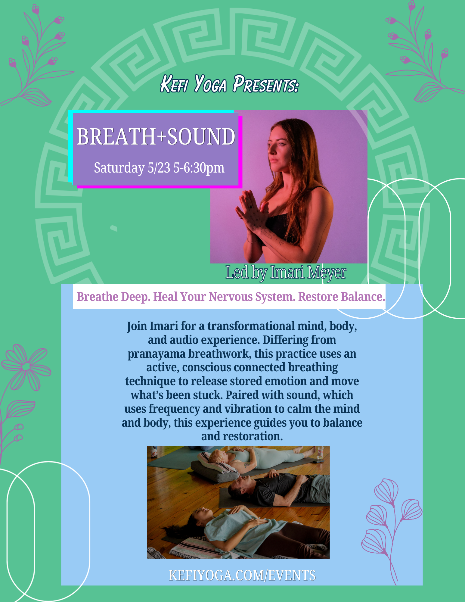 BREATHWORK &amp; SOUND HEALING WITH IMARI MEYER