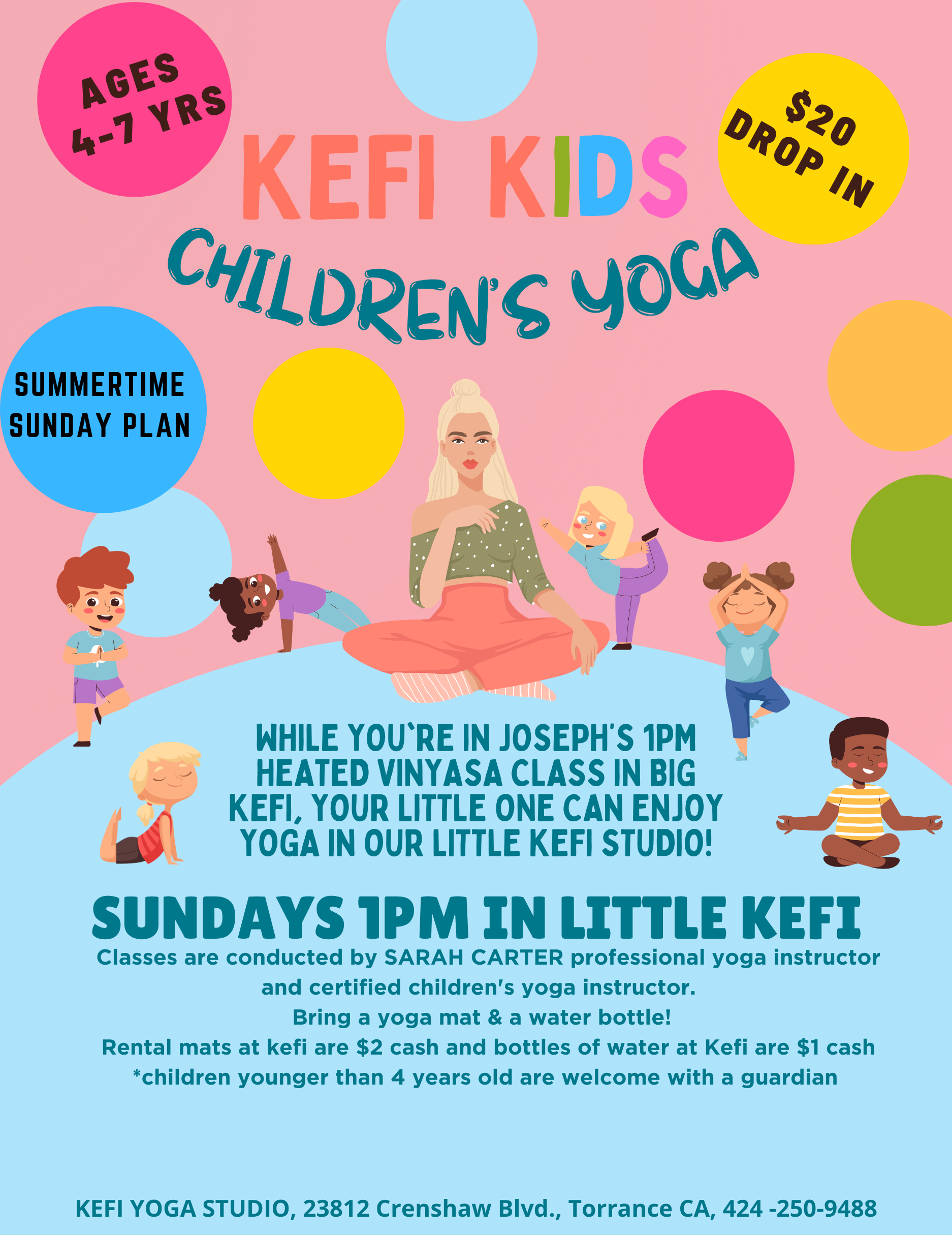KEFI KIDS: AGES 4-7 YEARS OLD