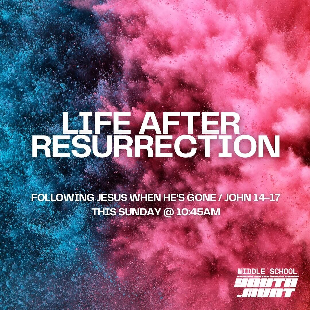 We might imagine peeps had it a lot easier following Jesus when he was alive. Yet, before Jesus&rsquo;s death he gave a surprising take on his exit and what it would actually mean for his followers. 
 Join us this Sunday as we explore what Jesus had 