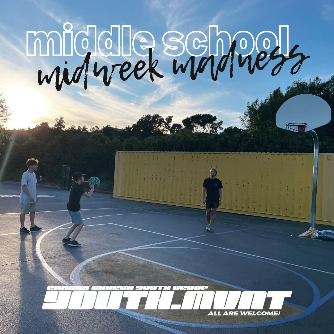 Middle School&rsquo;s Midweek Madness was awesome . . . the weather, the corndogs, the games, the people . . . all of the different parts that make midweek awesome! 🤗Plus, Dylan was dethroned in the Gaga Ball pit and all cheered in victory at the po