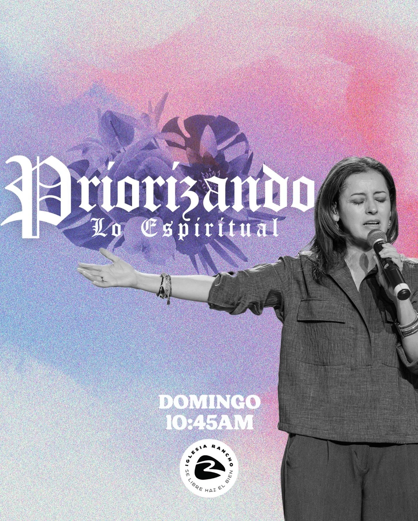 Este domingo cerramos nuestra serie especial Priorizando lo Espiritual, y no te lo quieres perder 🙌.

La pr&eacute;dica estar&aacute; a cargo de la Pastora Amparo, quien compartir&aacute; un mensaje lleno de verdad, esperanza y direcci&oacute;n para