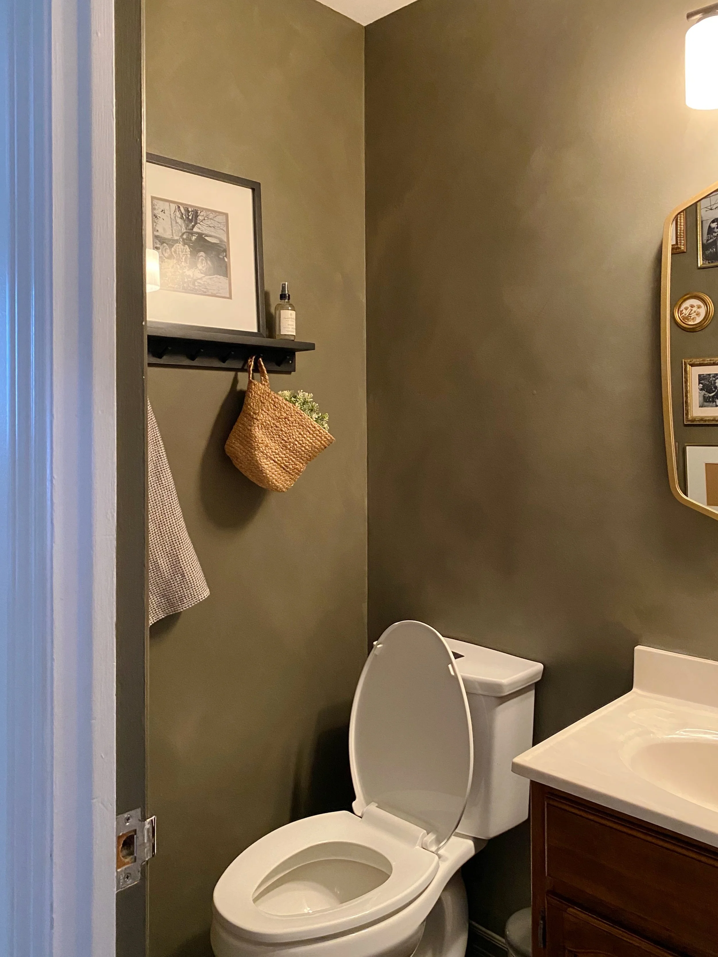 Our Tiny Powder Room Makeover (on an even tinier budget!) — Little