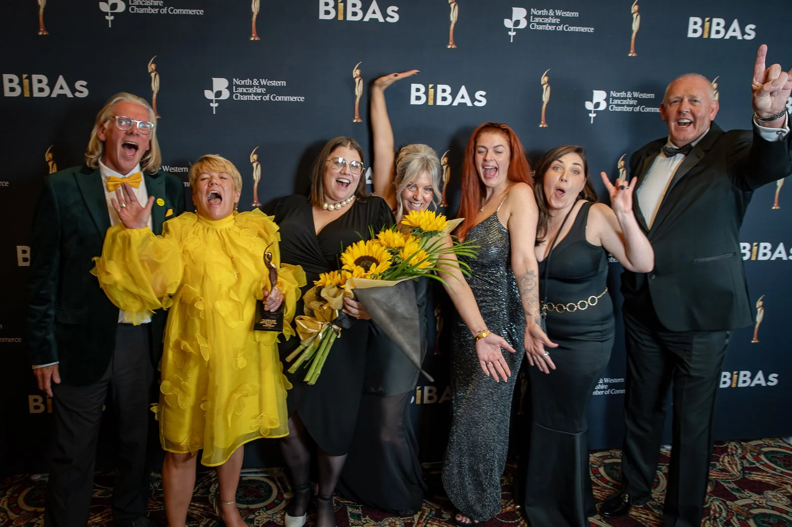 Some of the LLR Core Team at the BIBAs 2025