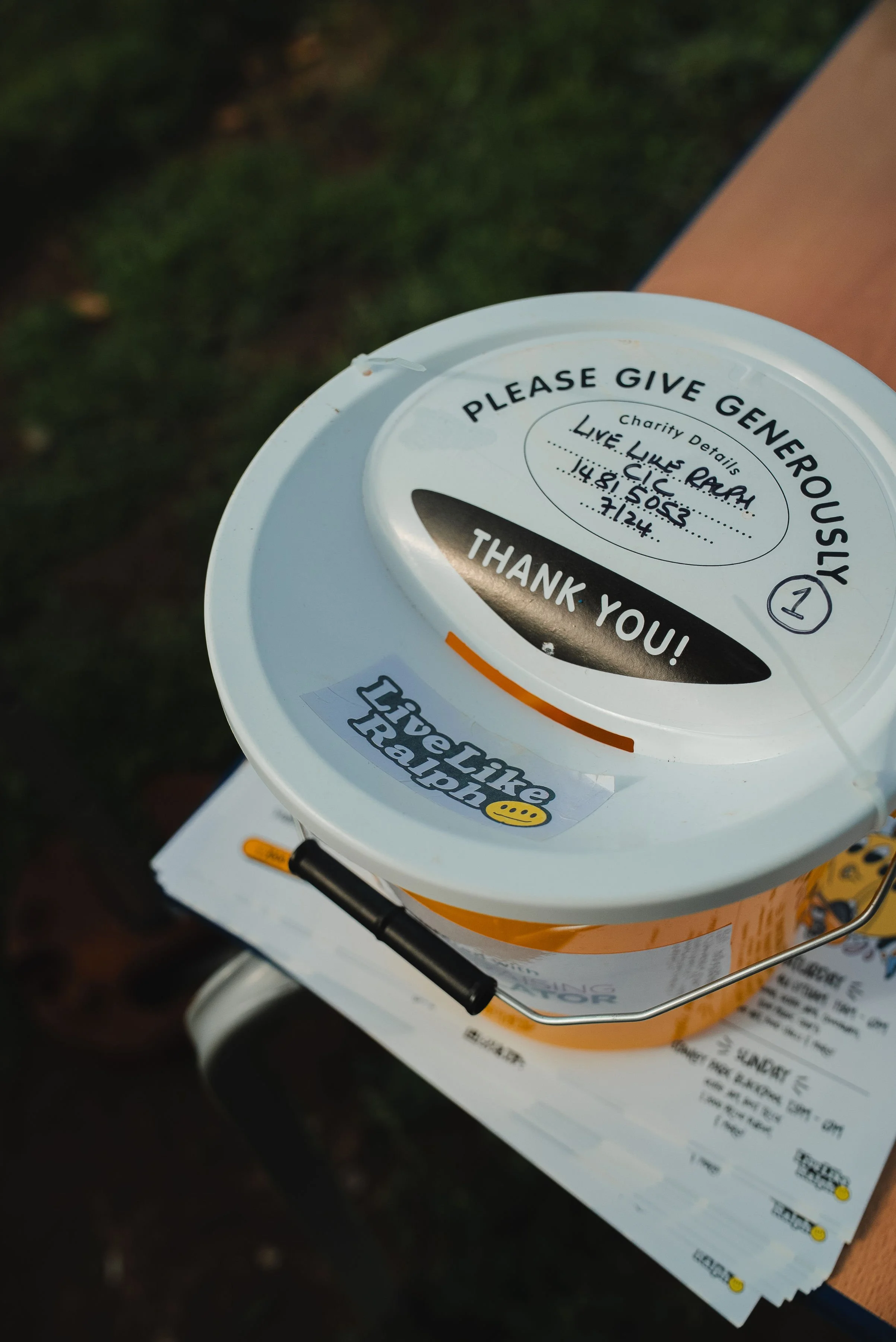 Thank you bucket Live Like Ralph