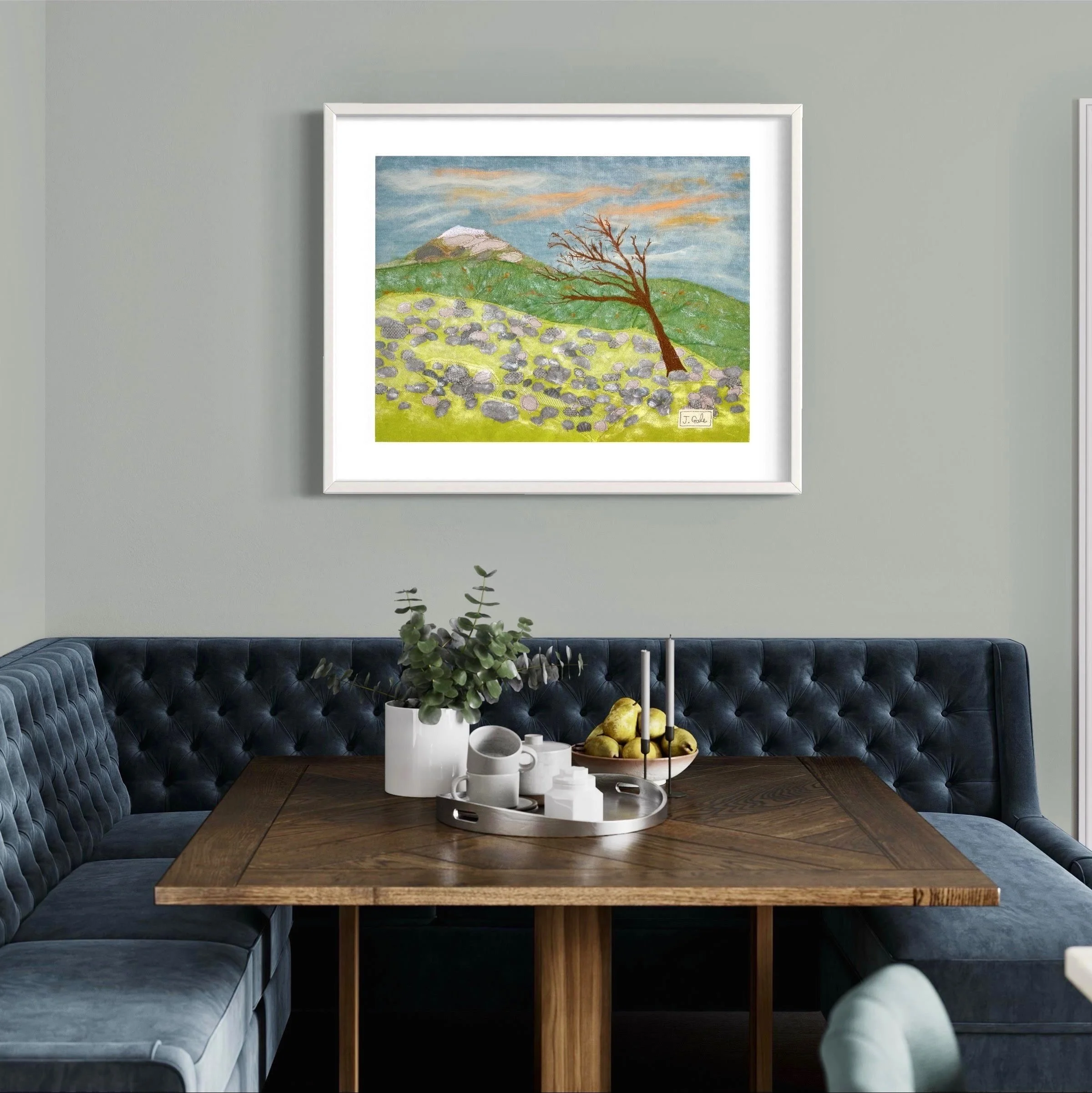 sheepstor artwork Dartmoor art By Jackie Gale