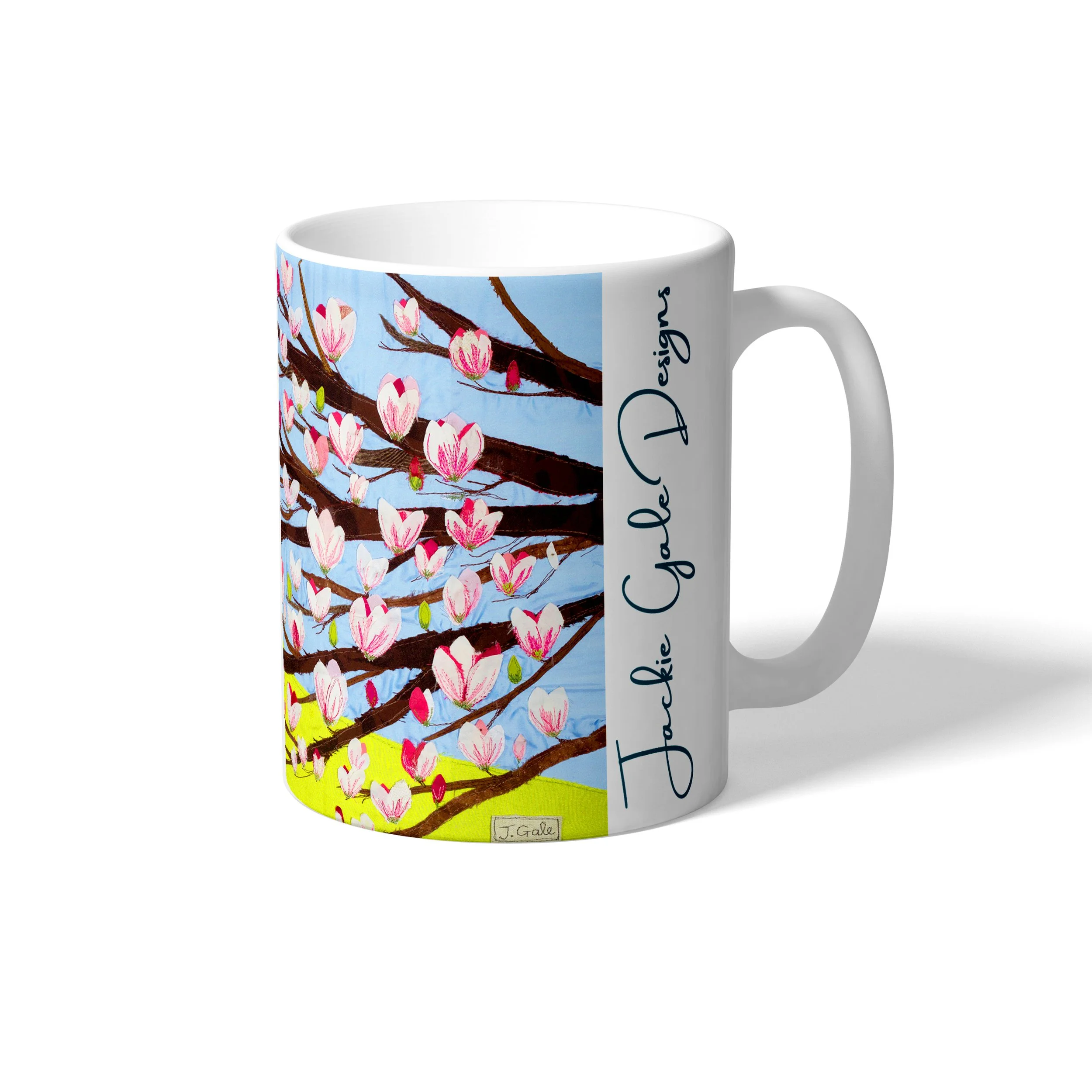Magnolia Art Mug by Jackie Gale